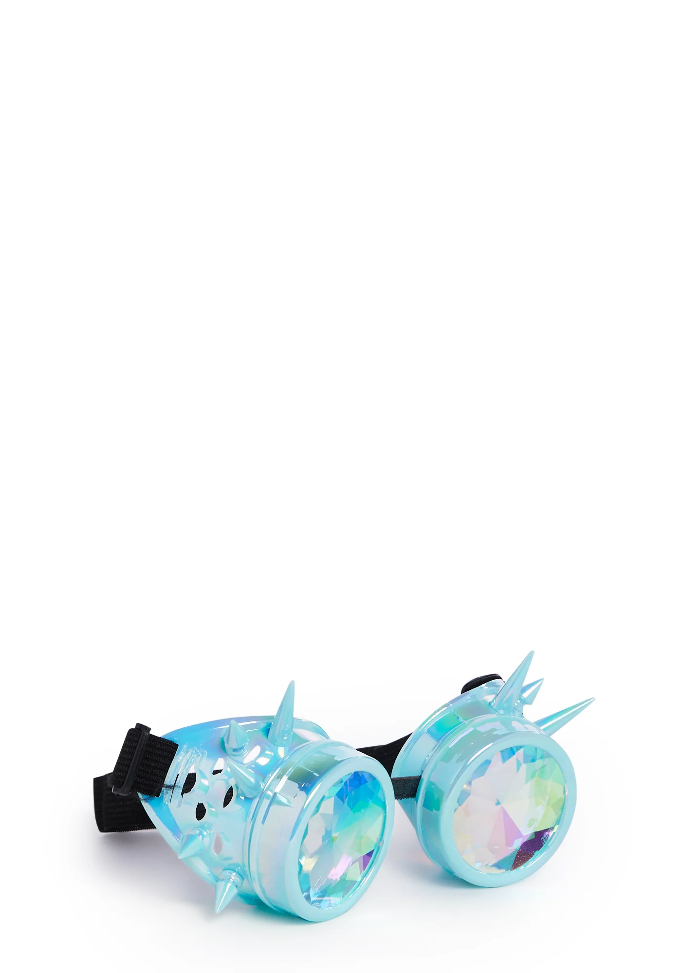 Kaleidoscope Eyes Spiked Goggles - Light Blue - Image 3