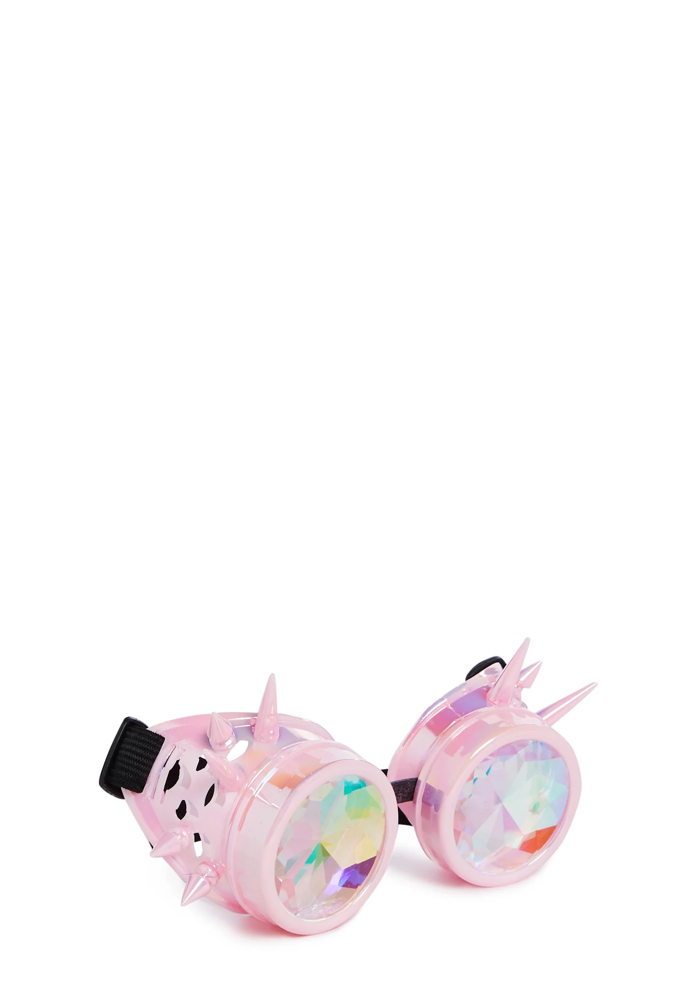 Kaleidoscope Eyes Spiked Goggles - Light Pink - Image 3