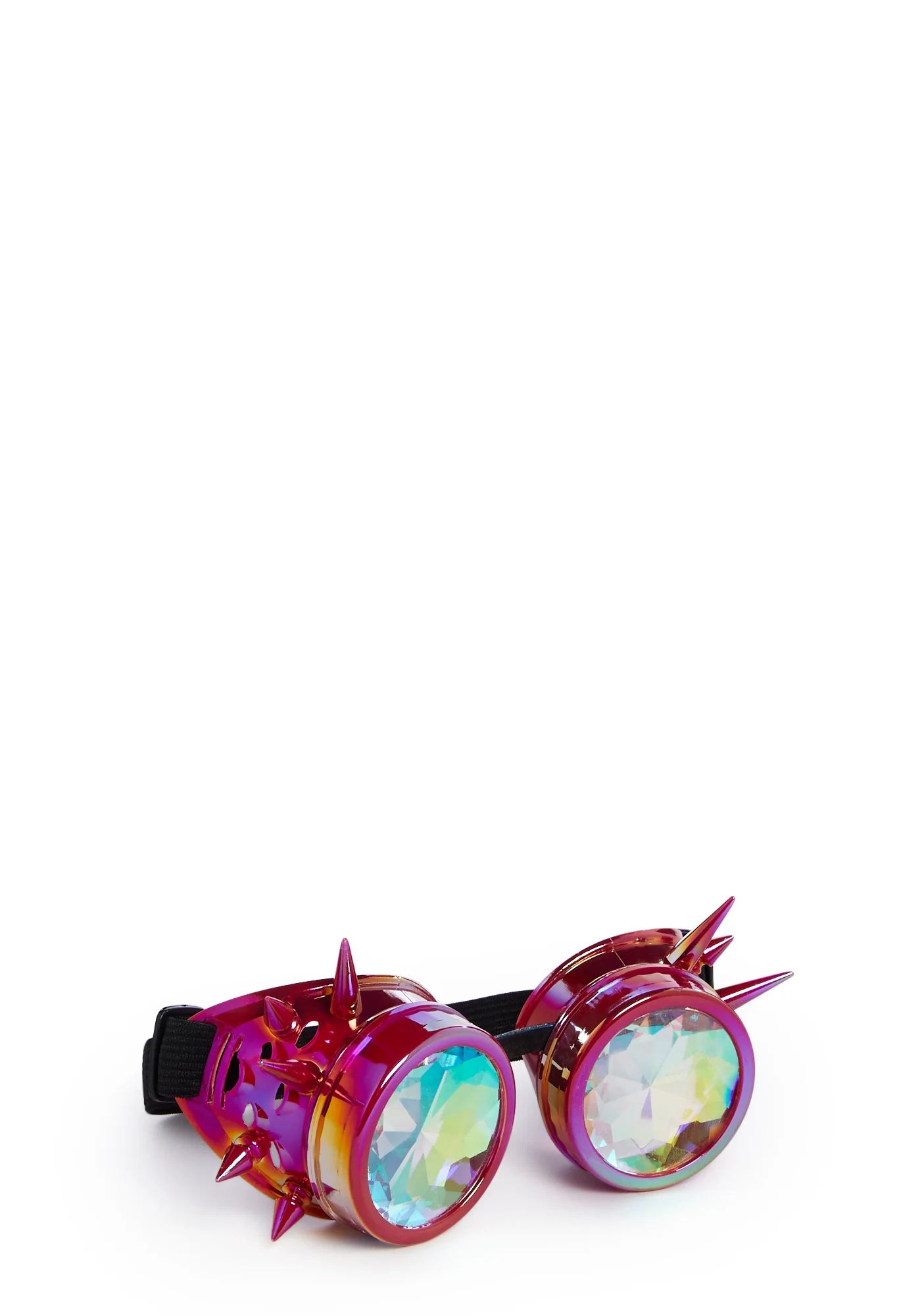 Kaleidoscope Eyes Spiked Goggles - Oil Slick - Image 3