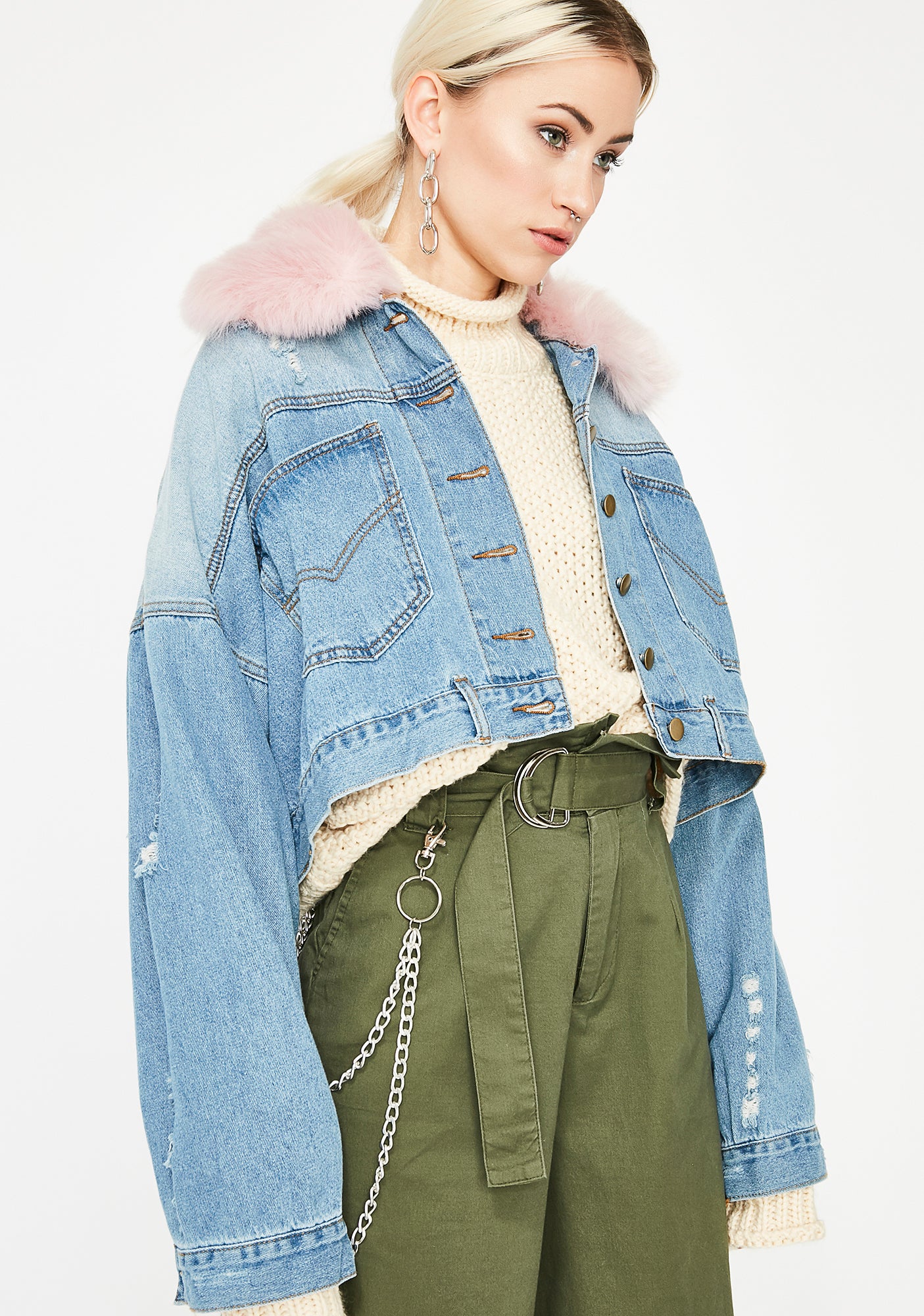 Kawaii Cutie Denim Jacket - Image 2