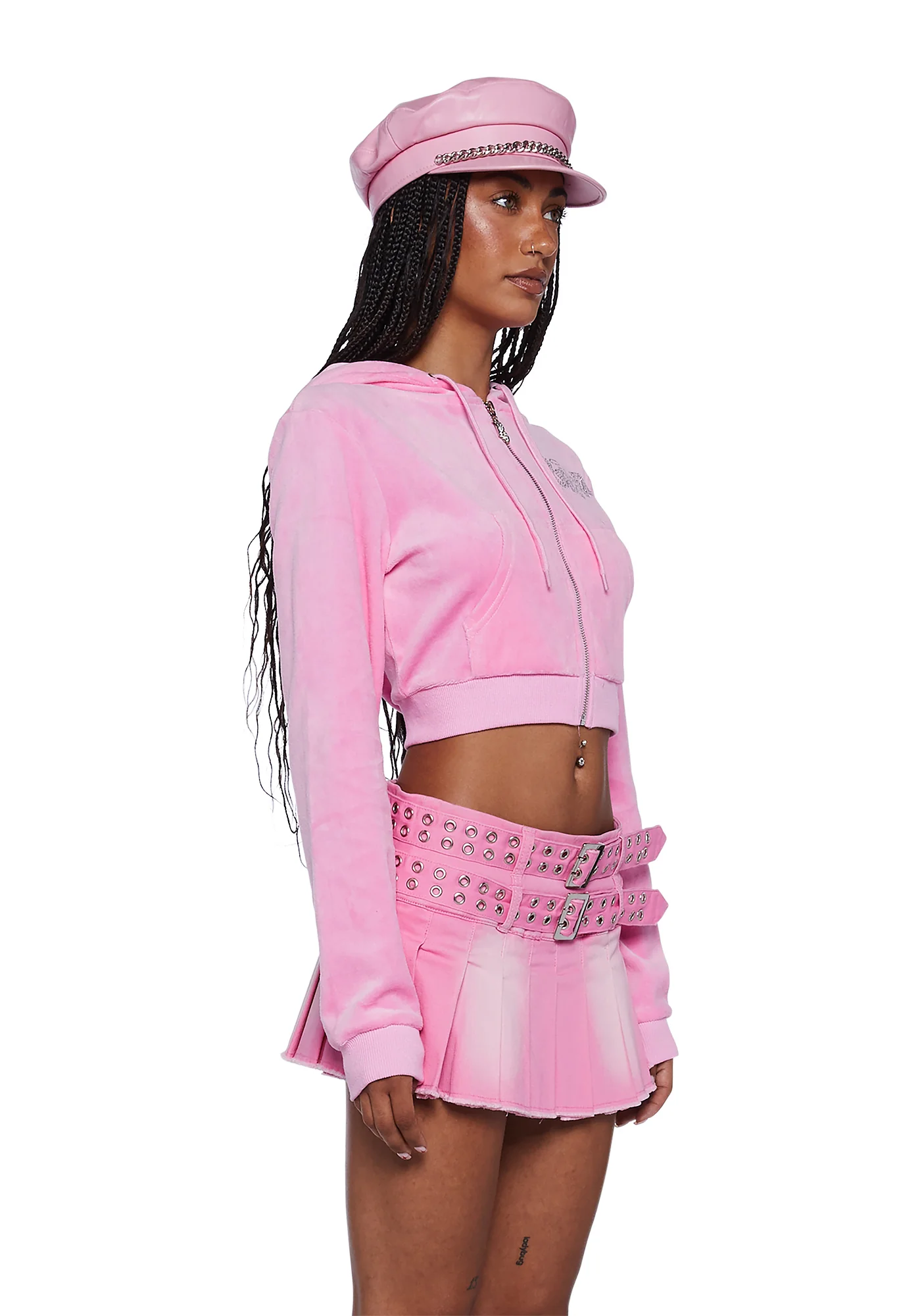 Keep It Glossy Velour Jacket - Image 4