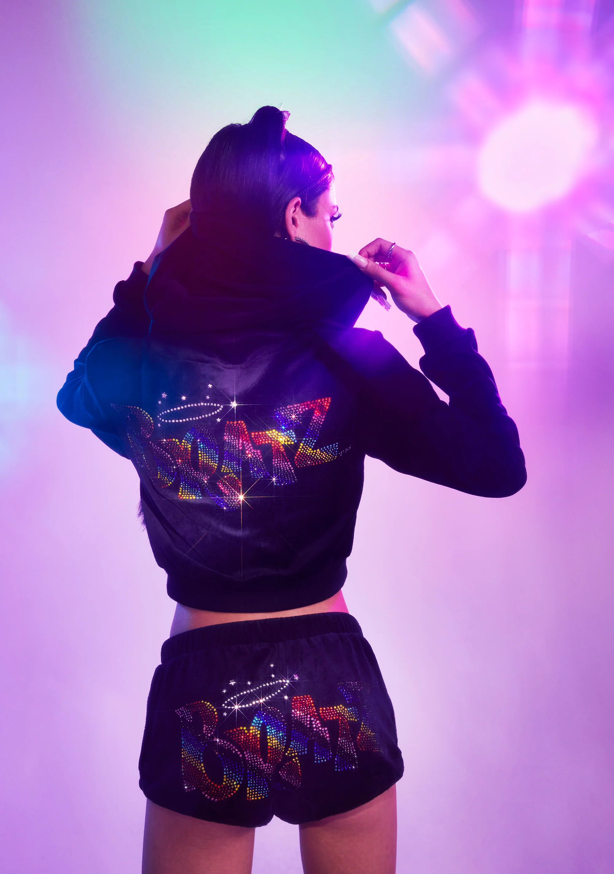 Keep It Glossy Velour Jacket - Rainbow - Image 7