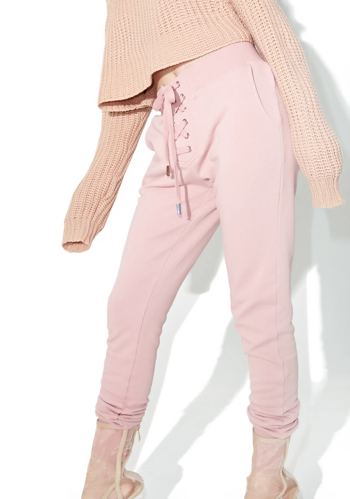 Kick Back Lace-Up Sweatpants - Image 3