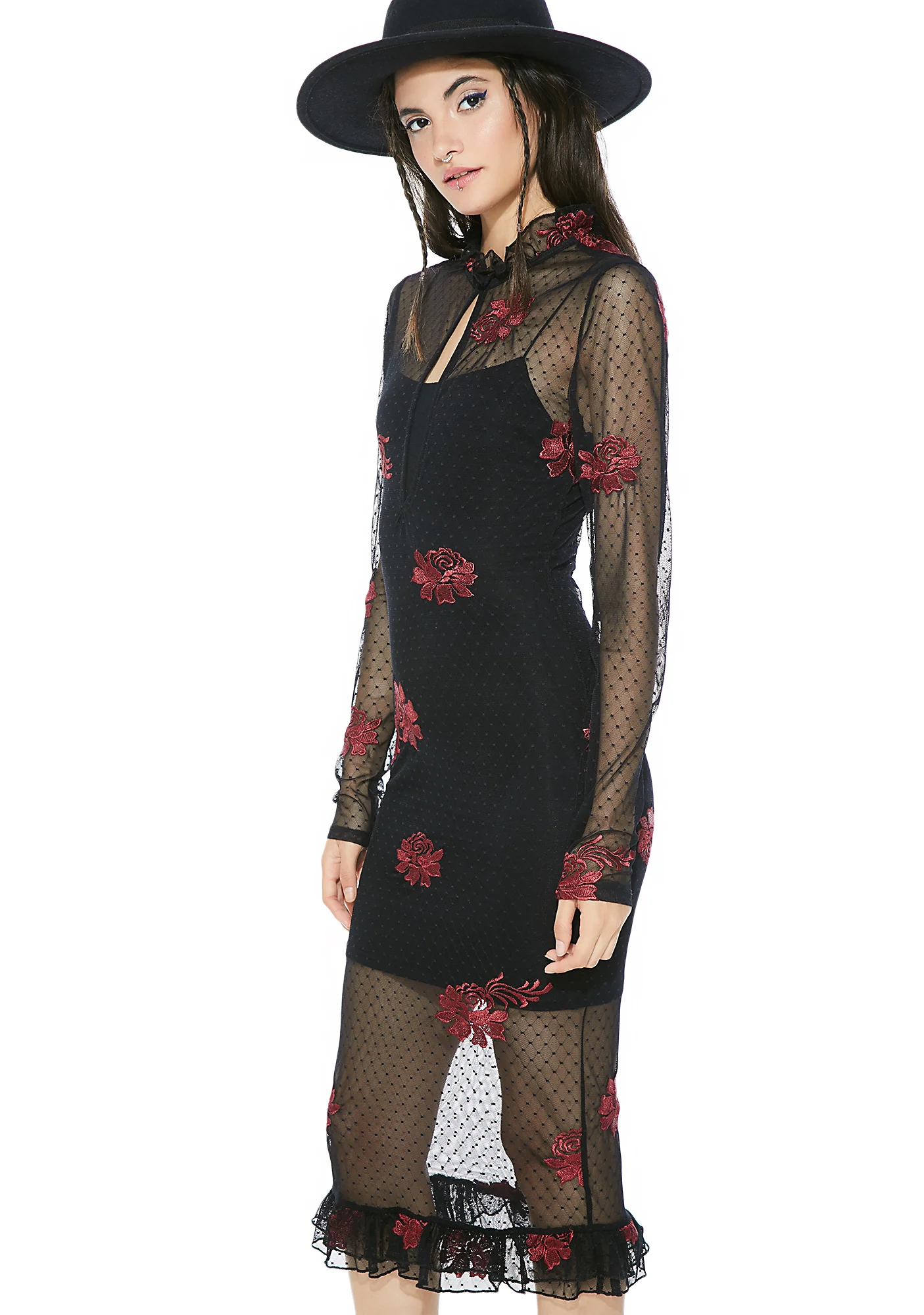 Kill 'Em With Kindness Mesh Dress - Image 2