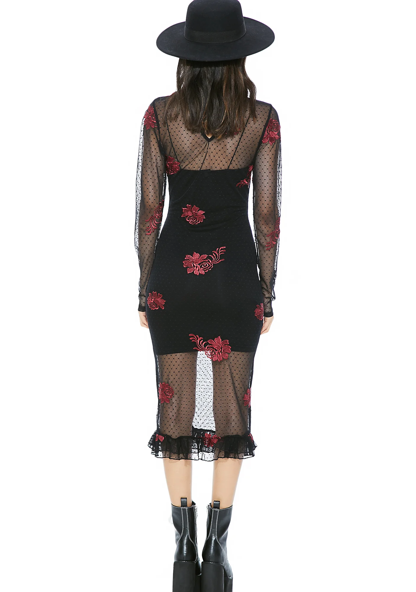 Kill 'Em With Kindness Mesh Dress - Image 3
