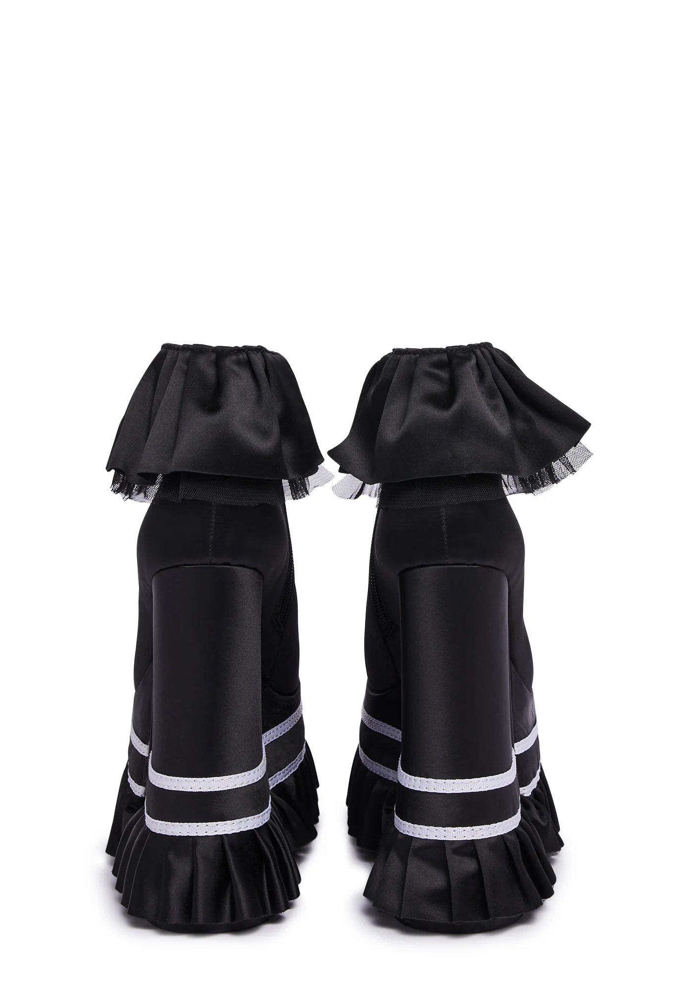 Killer Clown Platform Booties - Black - Image 4