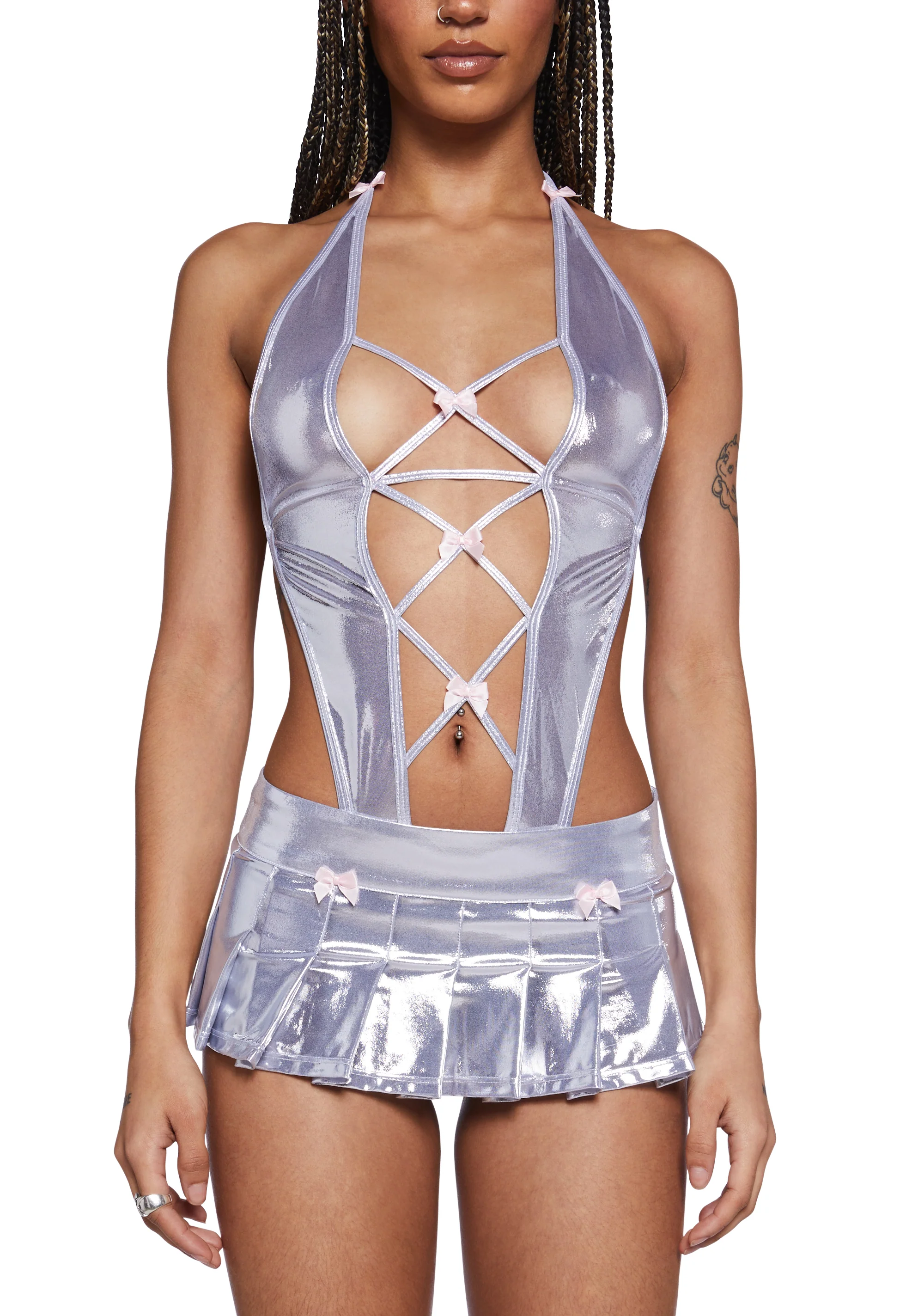 Kimora Lingerie Set - Metallic - Image 2