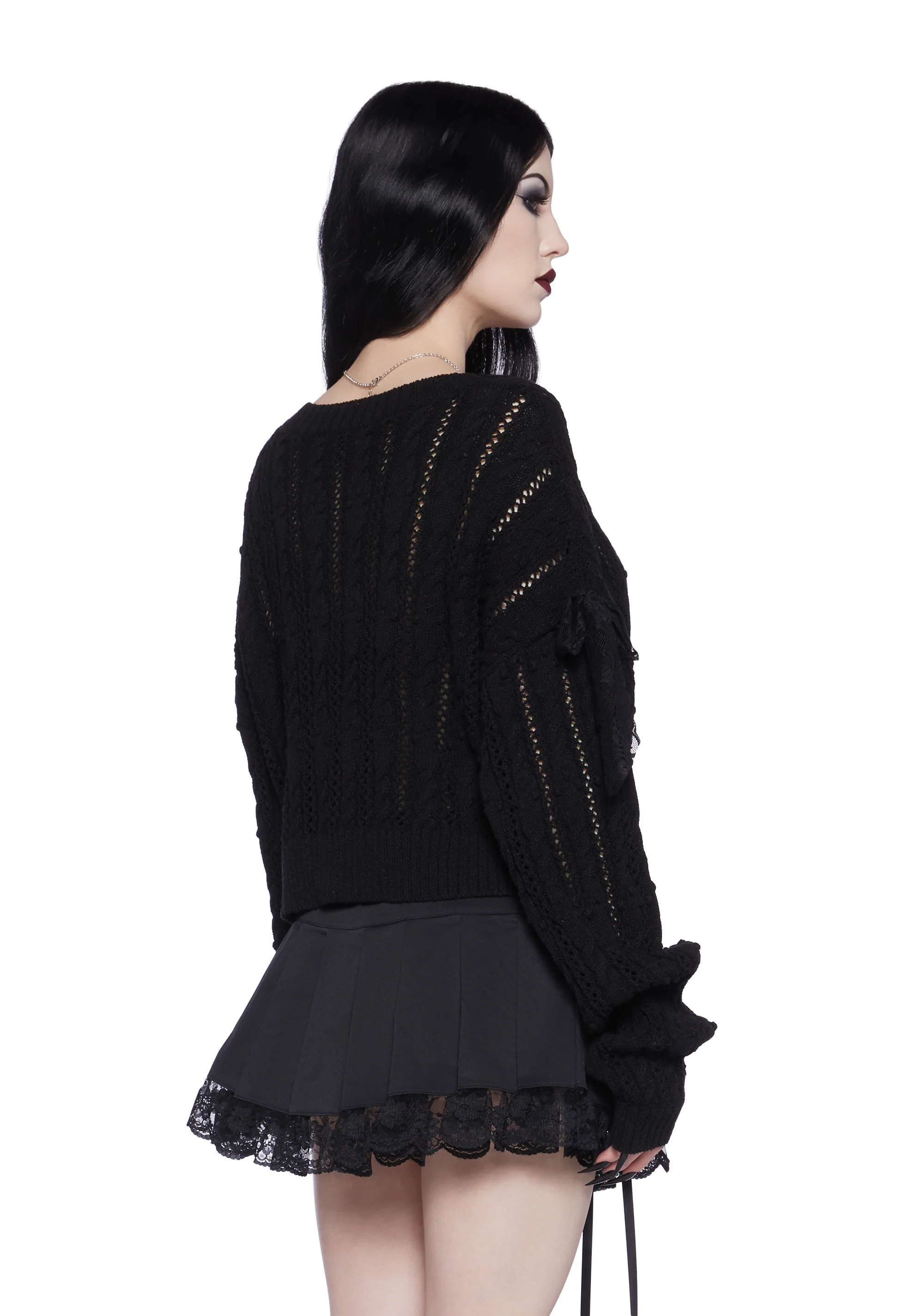 Kindled Romance Cropped Sweater - Image 2