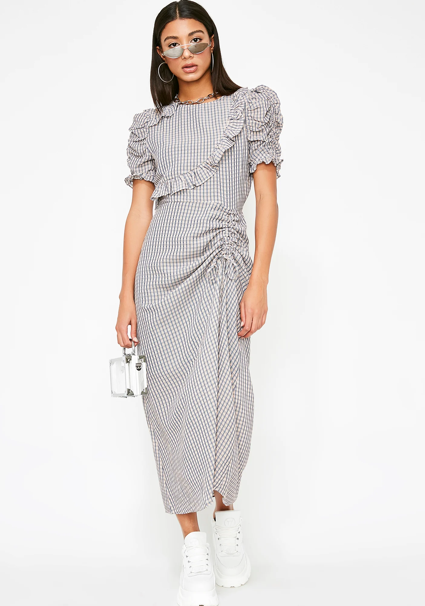 Kindness Killer Plaid Dress - Image 3