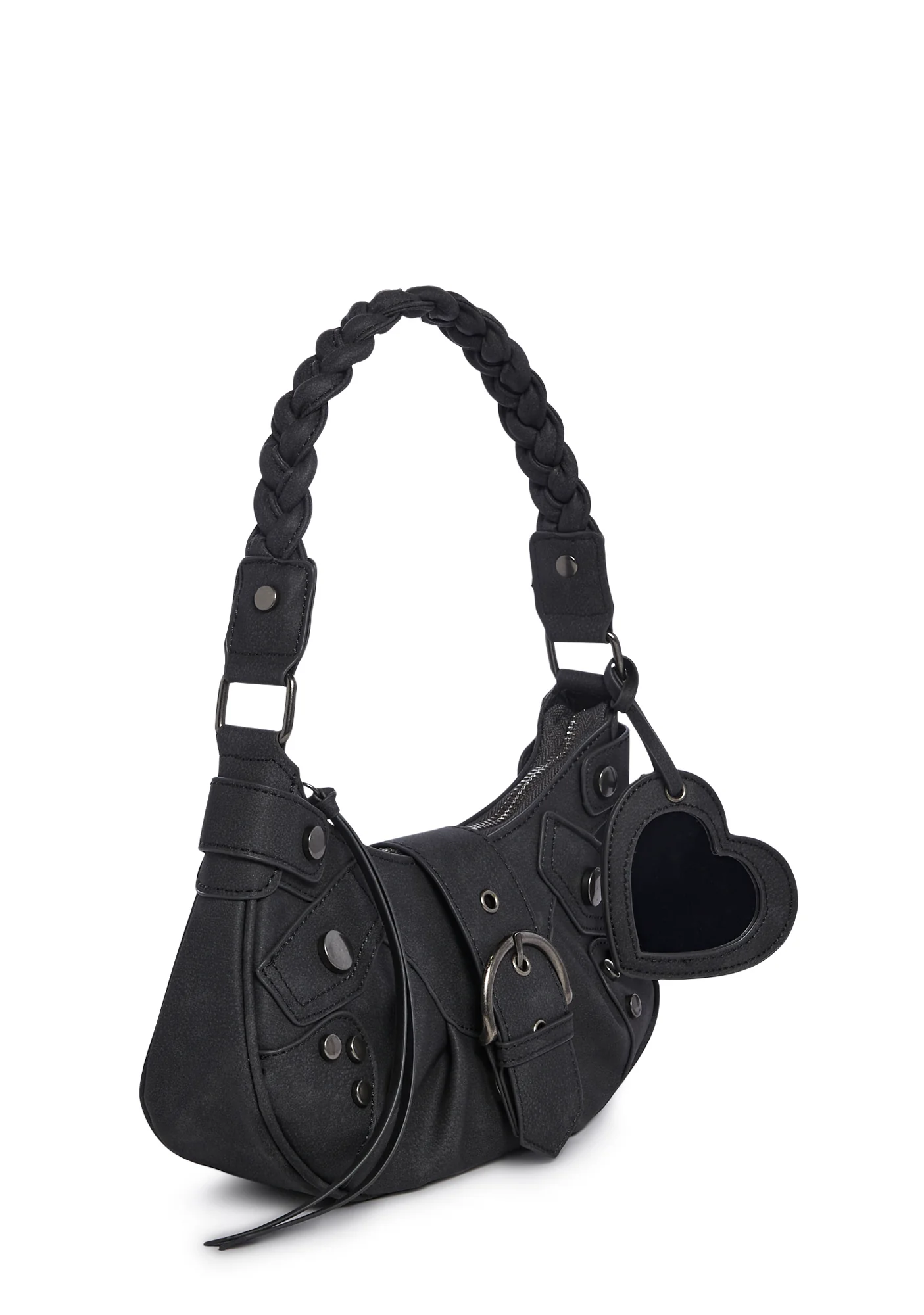 Kiss Shoulder Bag - Black - Image 3