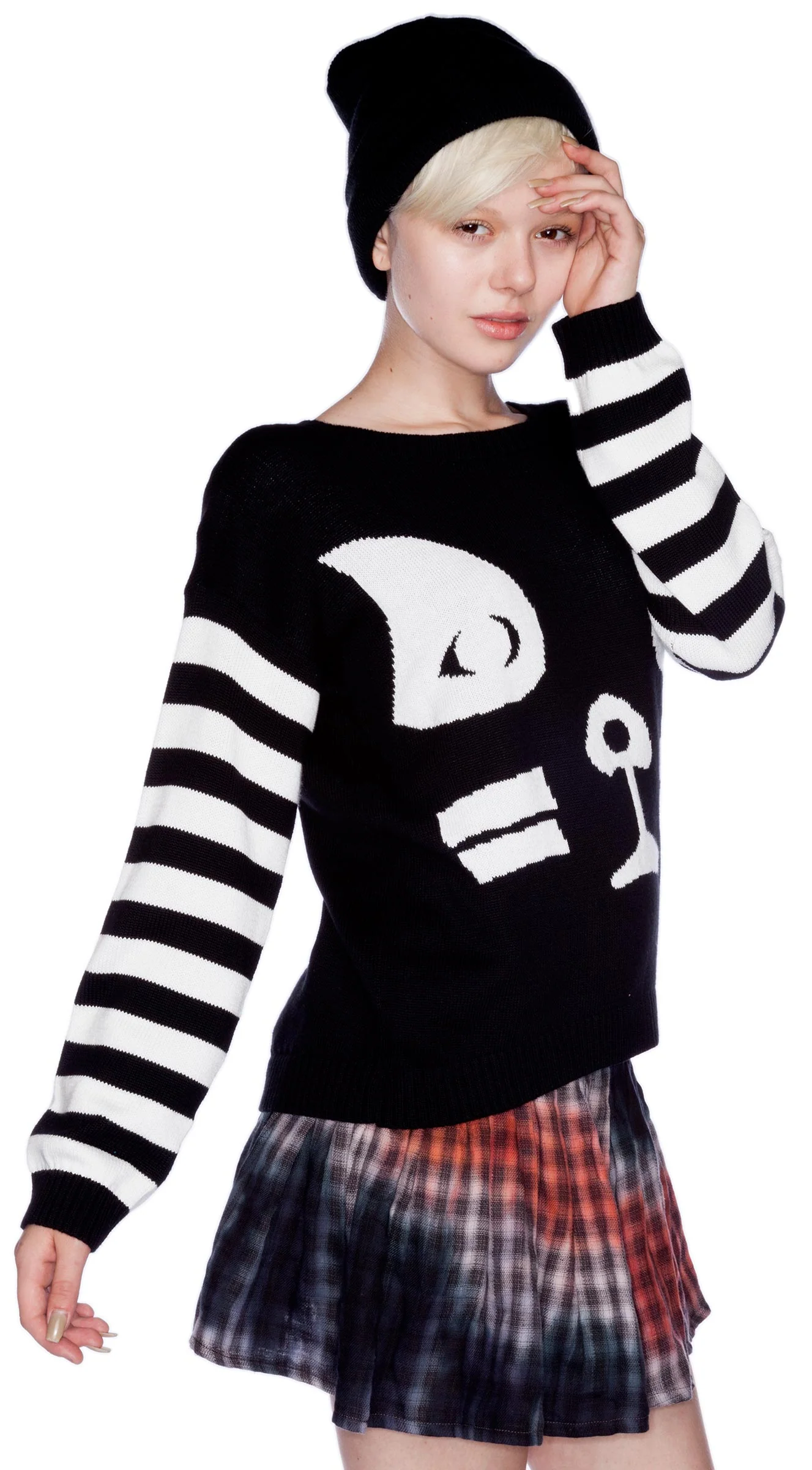 Kissy Face Knit Jumper - Image 2