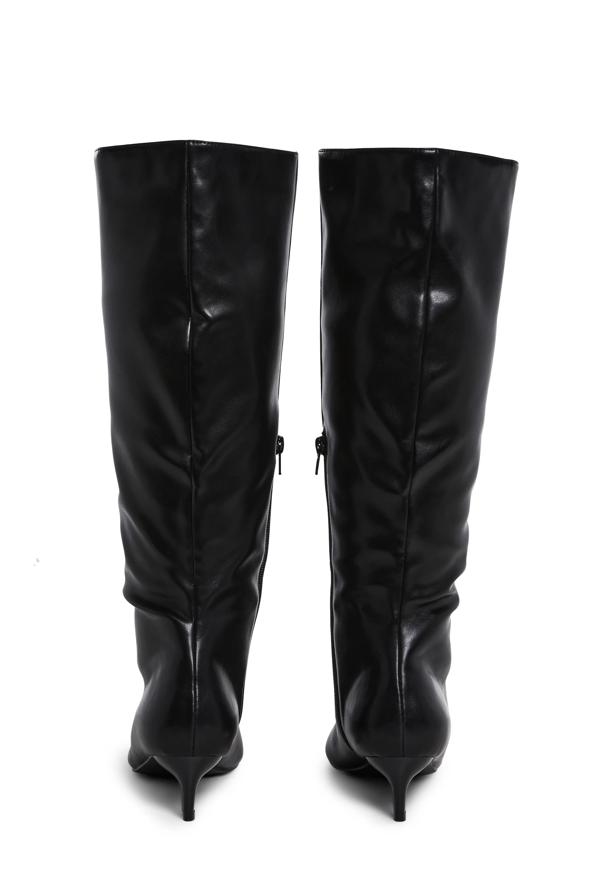 Elegant Tactics Knee High Boots - Black - Image 4