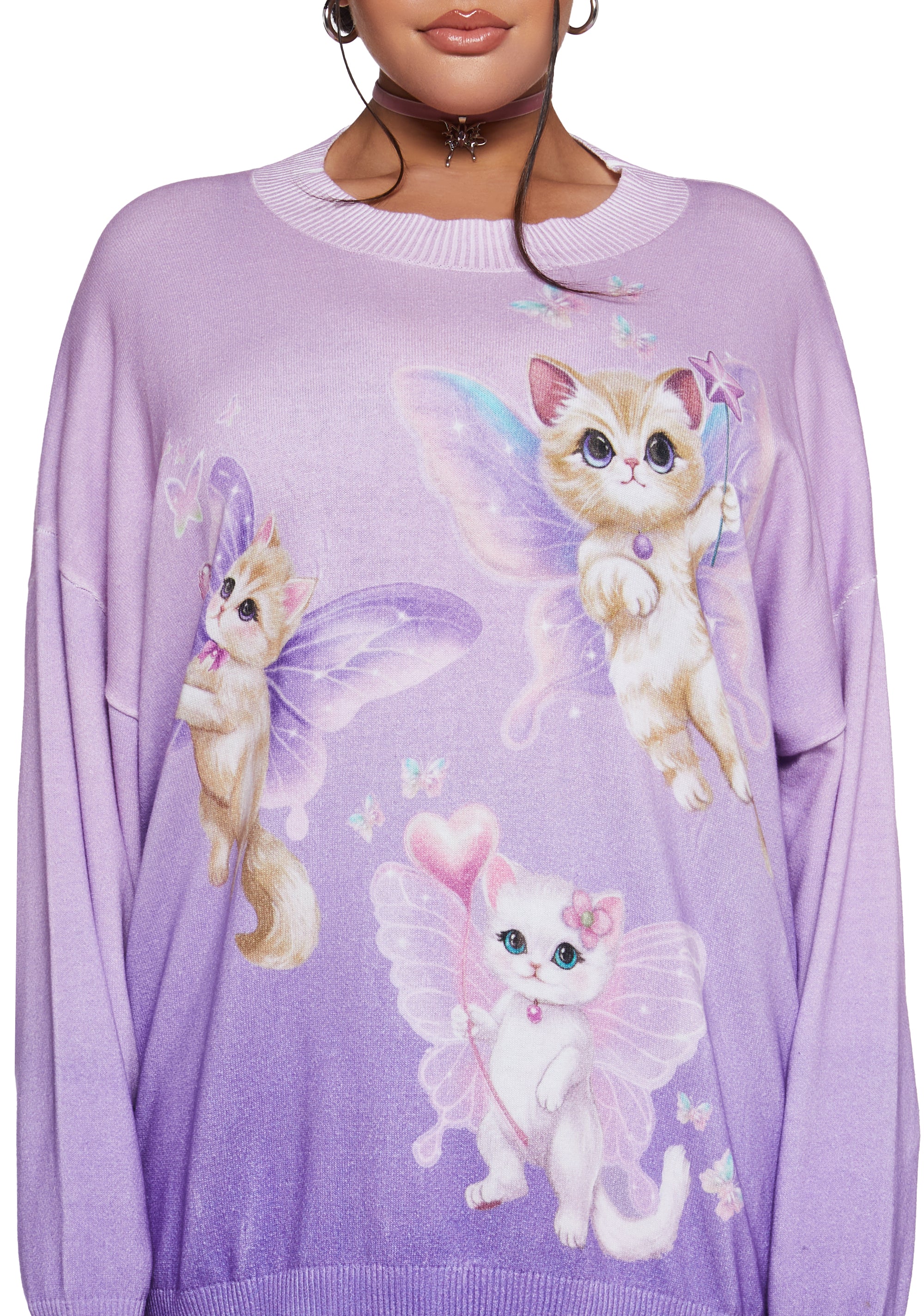 Kitty Fairyland Knit Sweater - Image 11