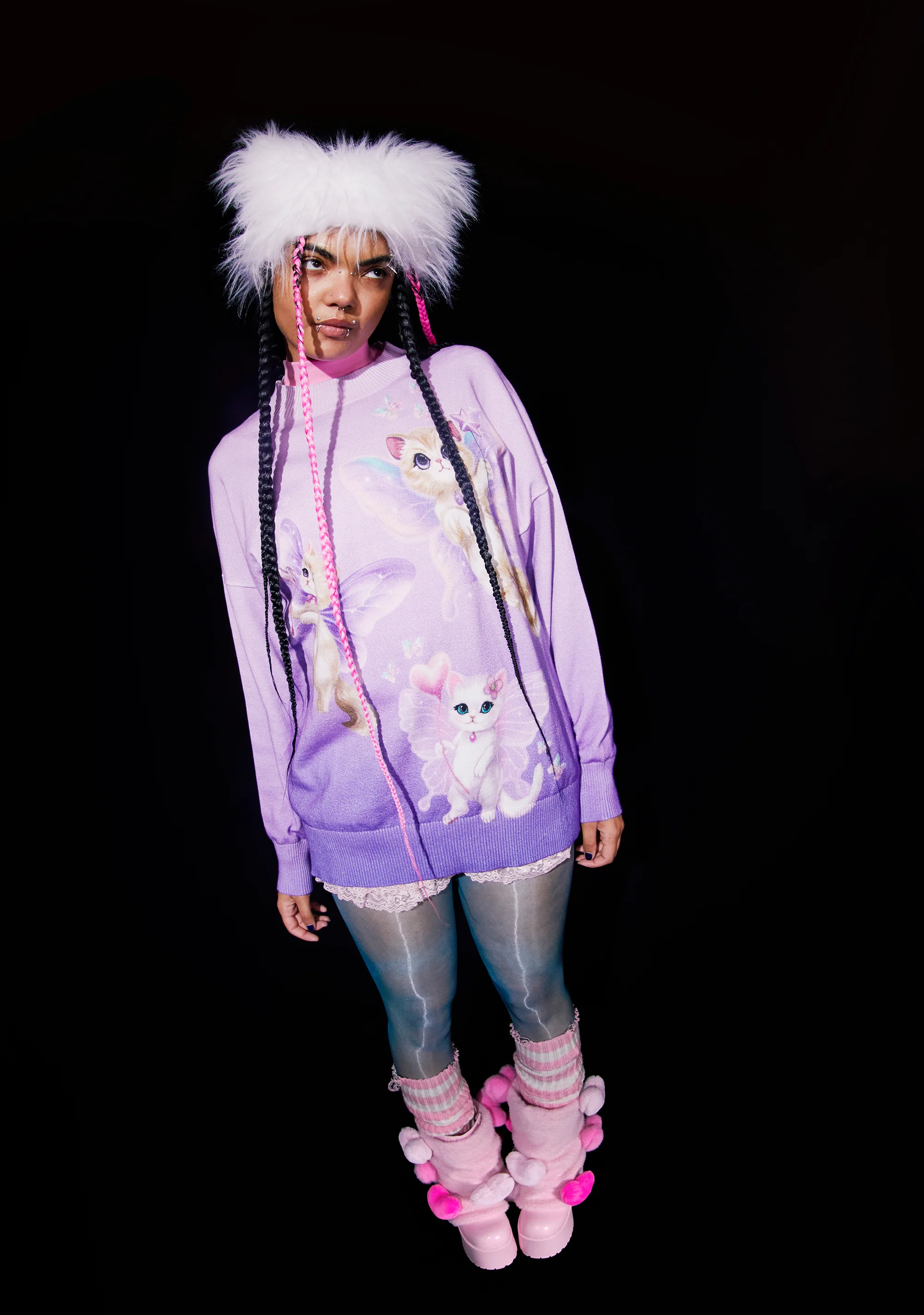 Kitty Fairyland Knit Sweater - Image 9