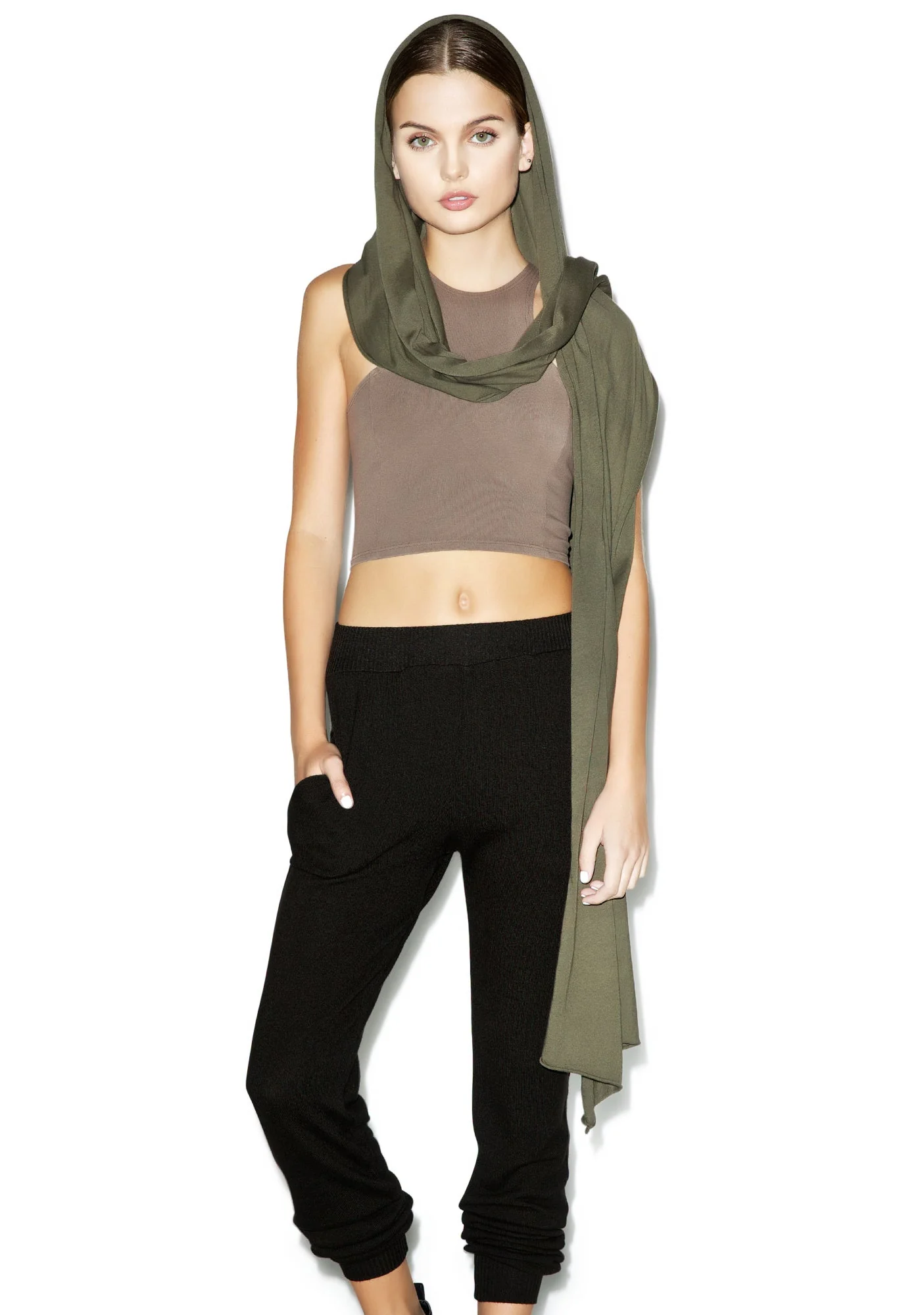 Knife Crop - Brown - Image 11