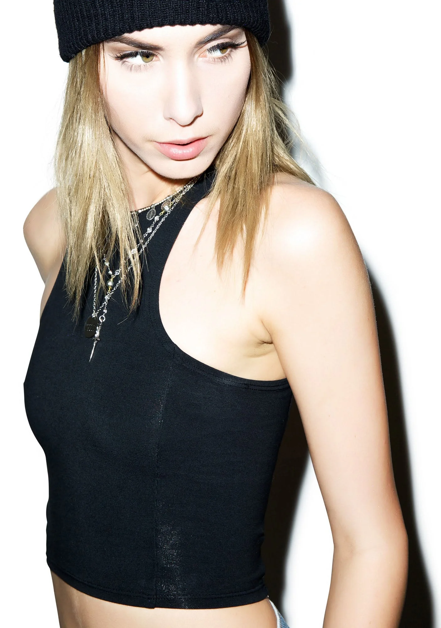 Knife Crop - Black - Image 7