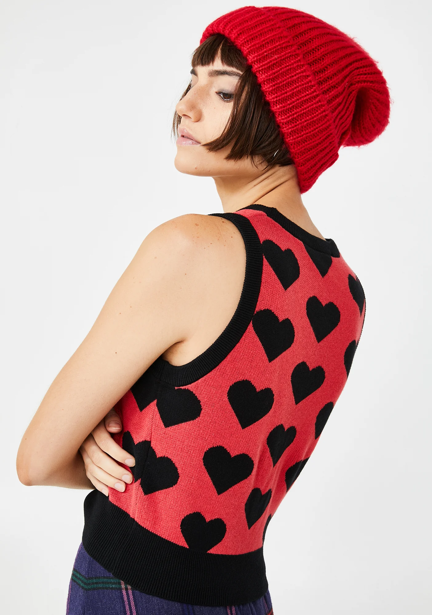 Knit Heart Tank Top - Image 4