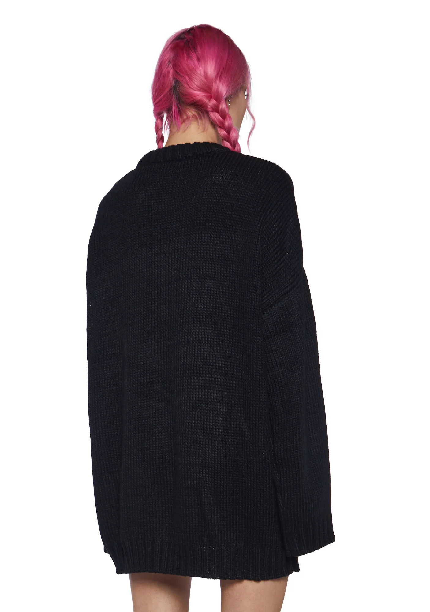 Knowing Skull Knit Sweater - Image 4