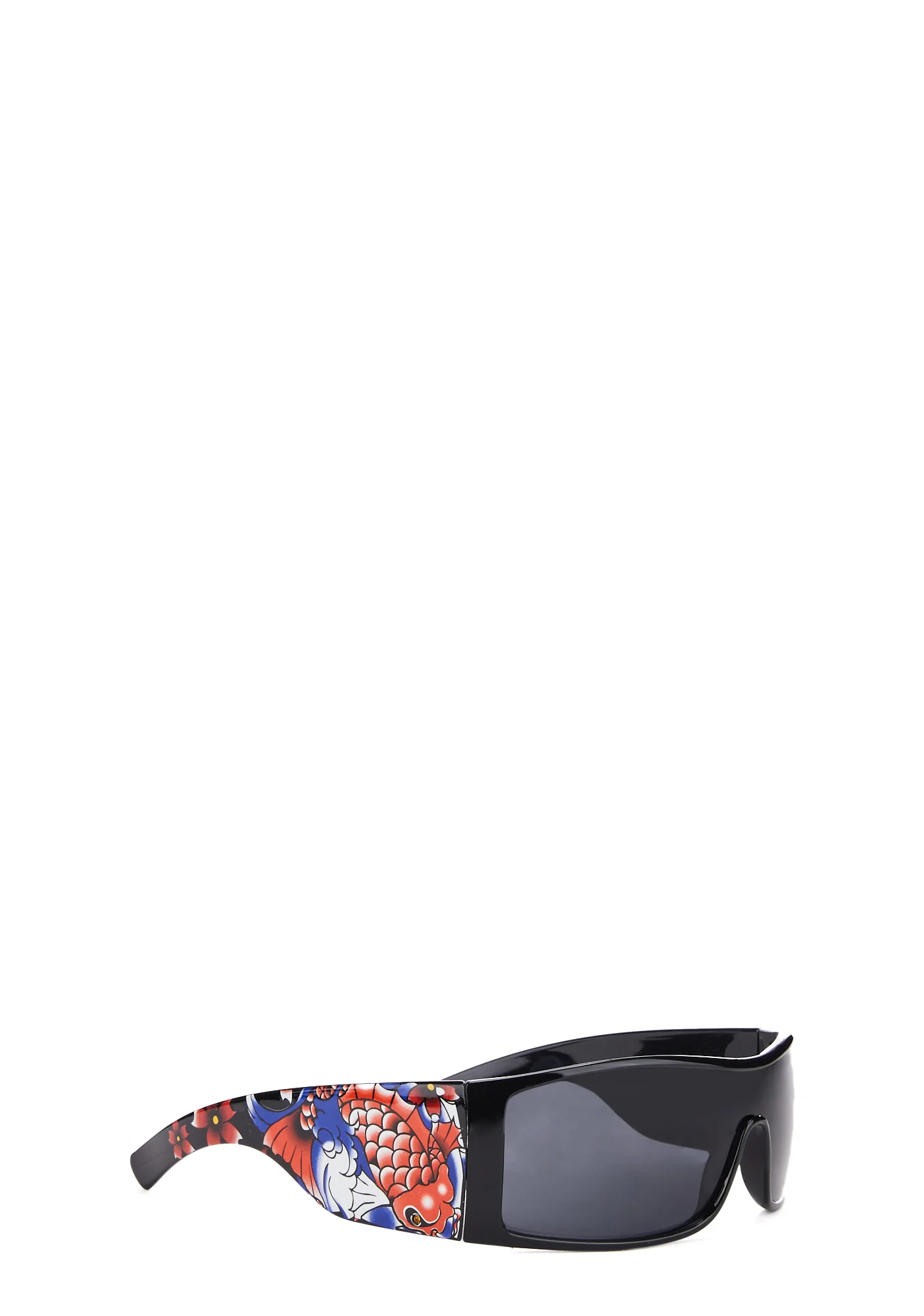 Koi Fish Sunglasses - Black - Image 3