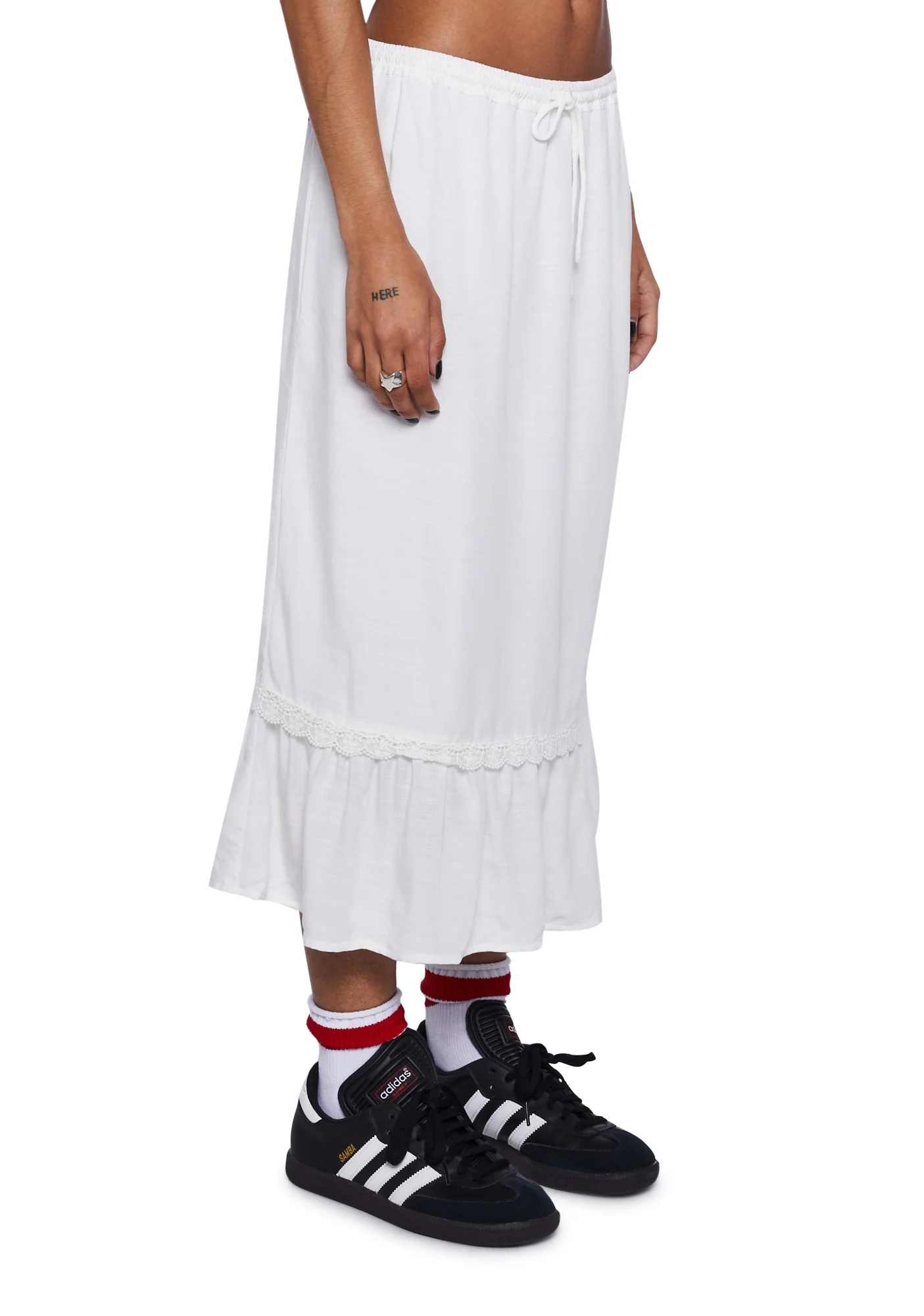 Kokies Frill Hem Midi Skirt - Image 3