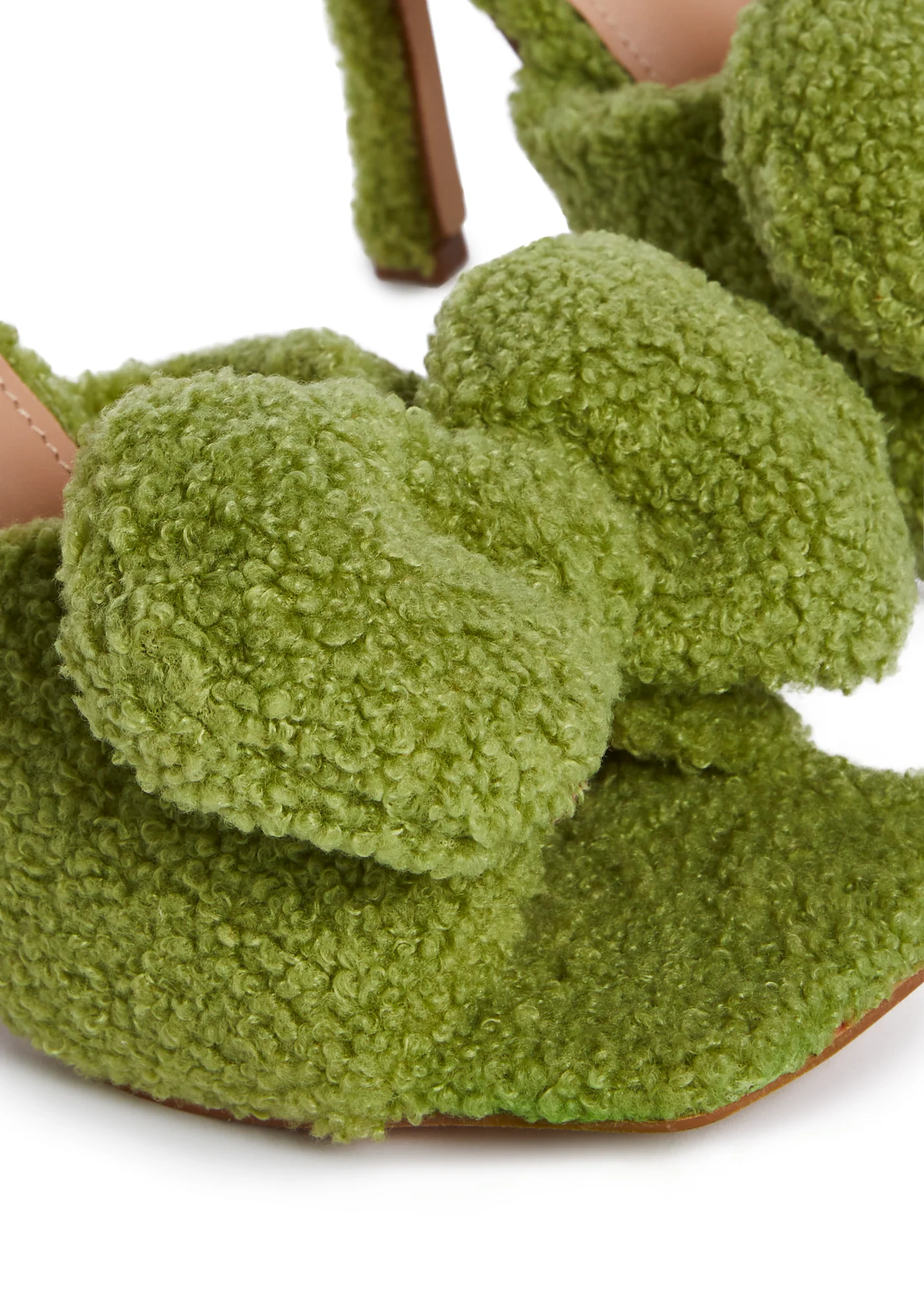 Kristoff Fluffy Heels- Green - Image 2