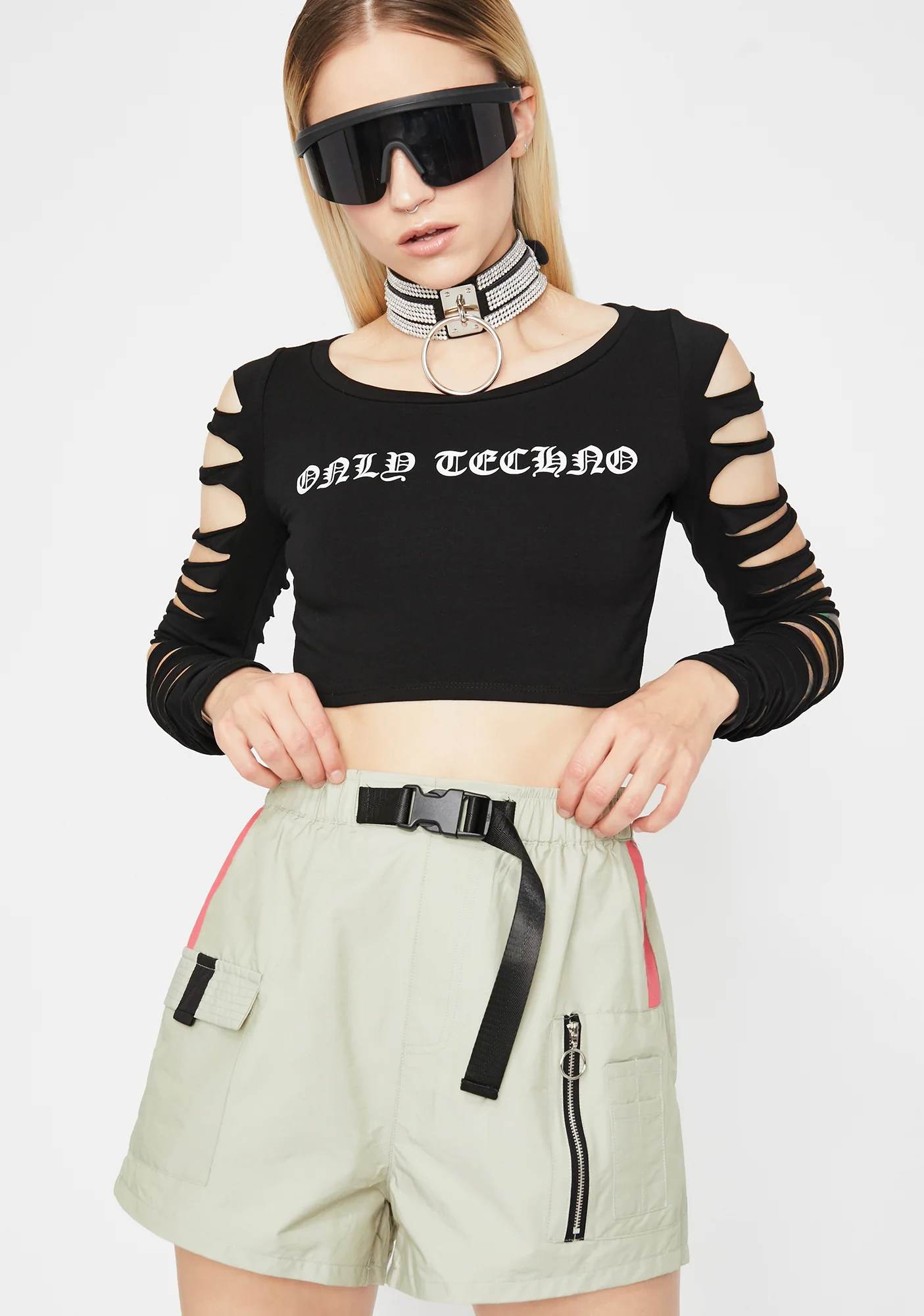 Kush Fly Gurl Buckle Shorts - Image 2