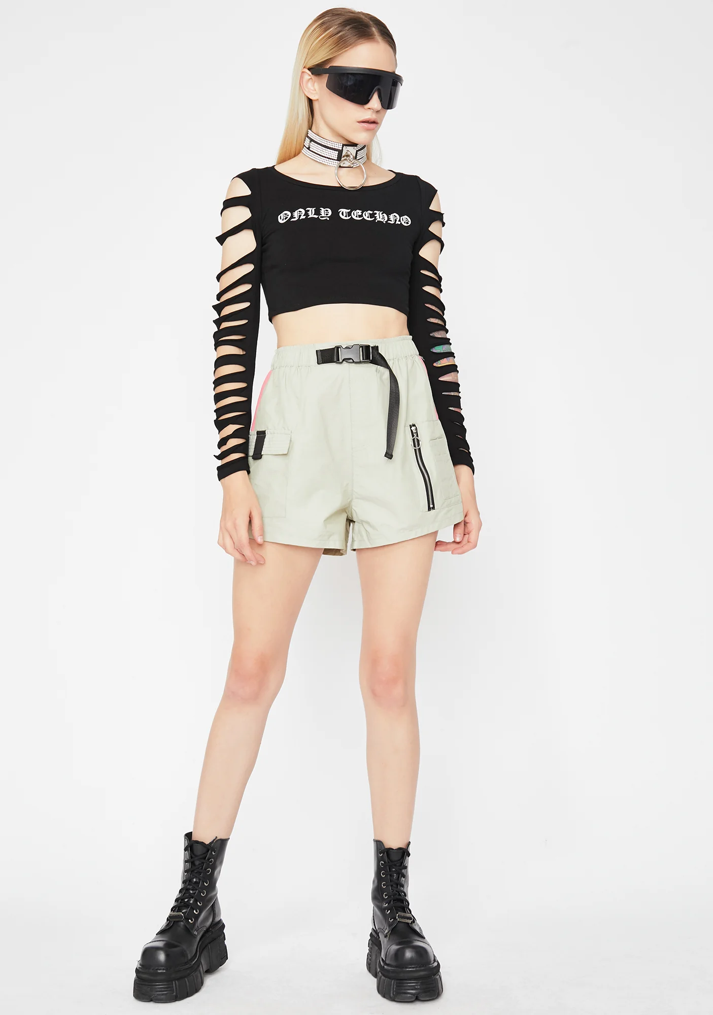 Kush Fly Gurl Buckle Shorts - Image 3