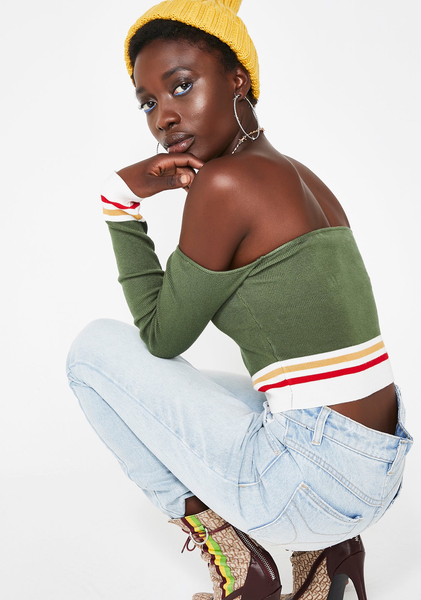 Kush Real Talk Crop Sweater - Image 4