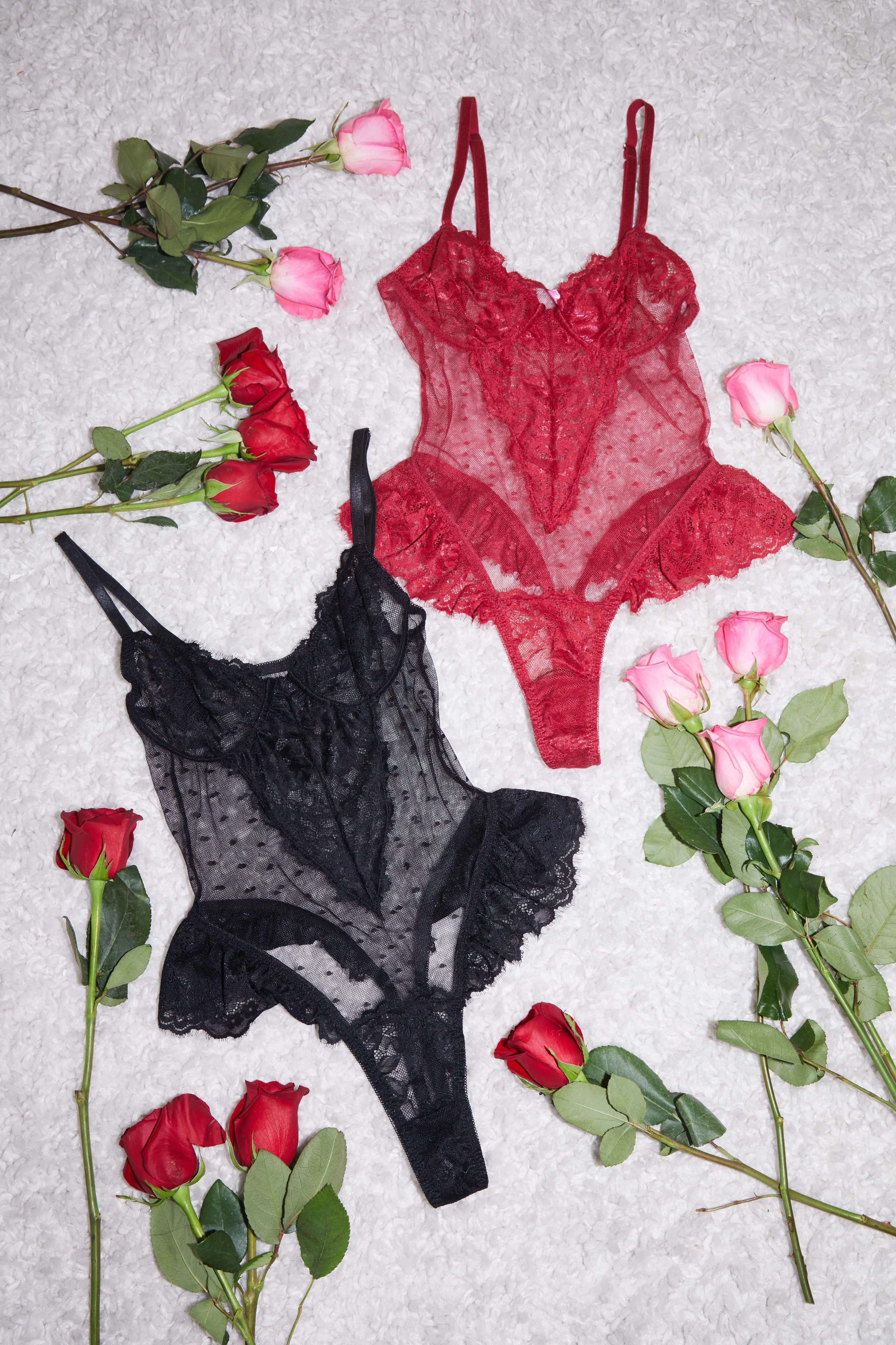 Wild Embrace Lace Bodysuit - Black - Image 6
