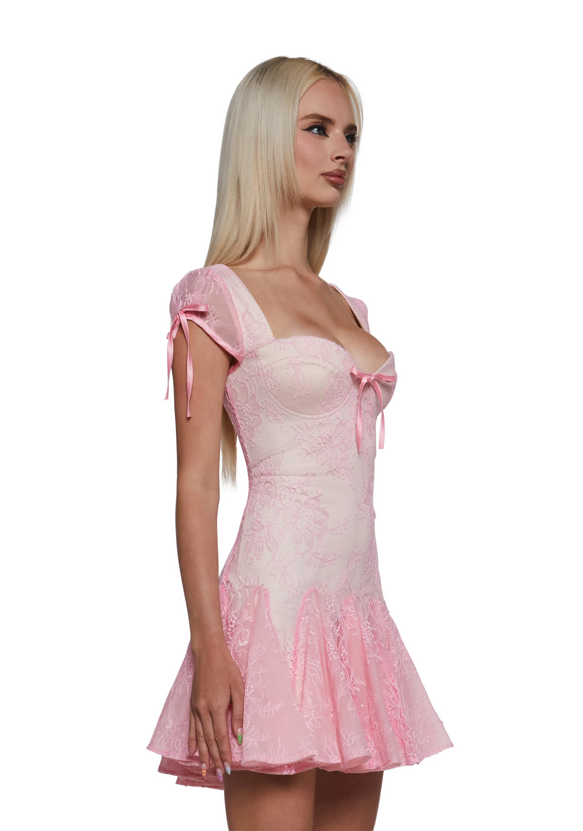 Sweet Forever Lace Dress - Image 3