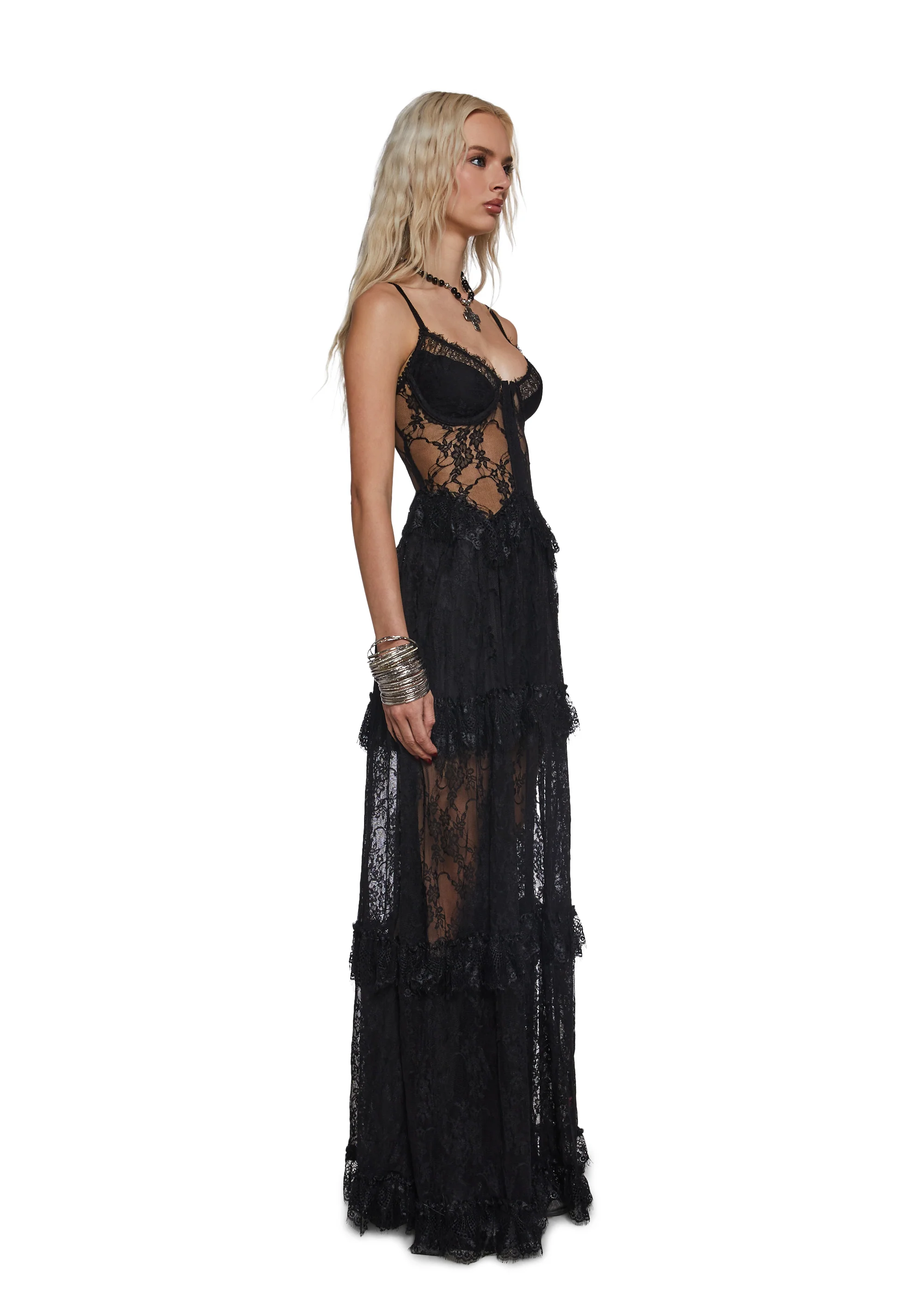 Delilah Lace Maxi Dress - Image 3