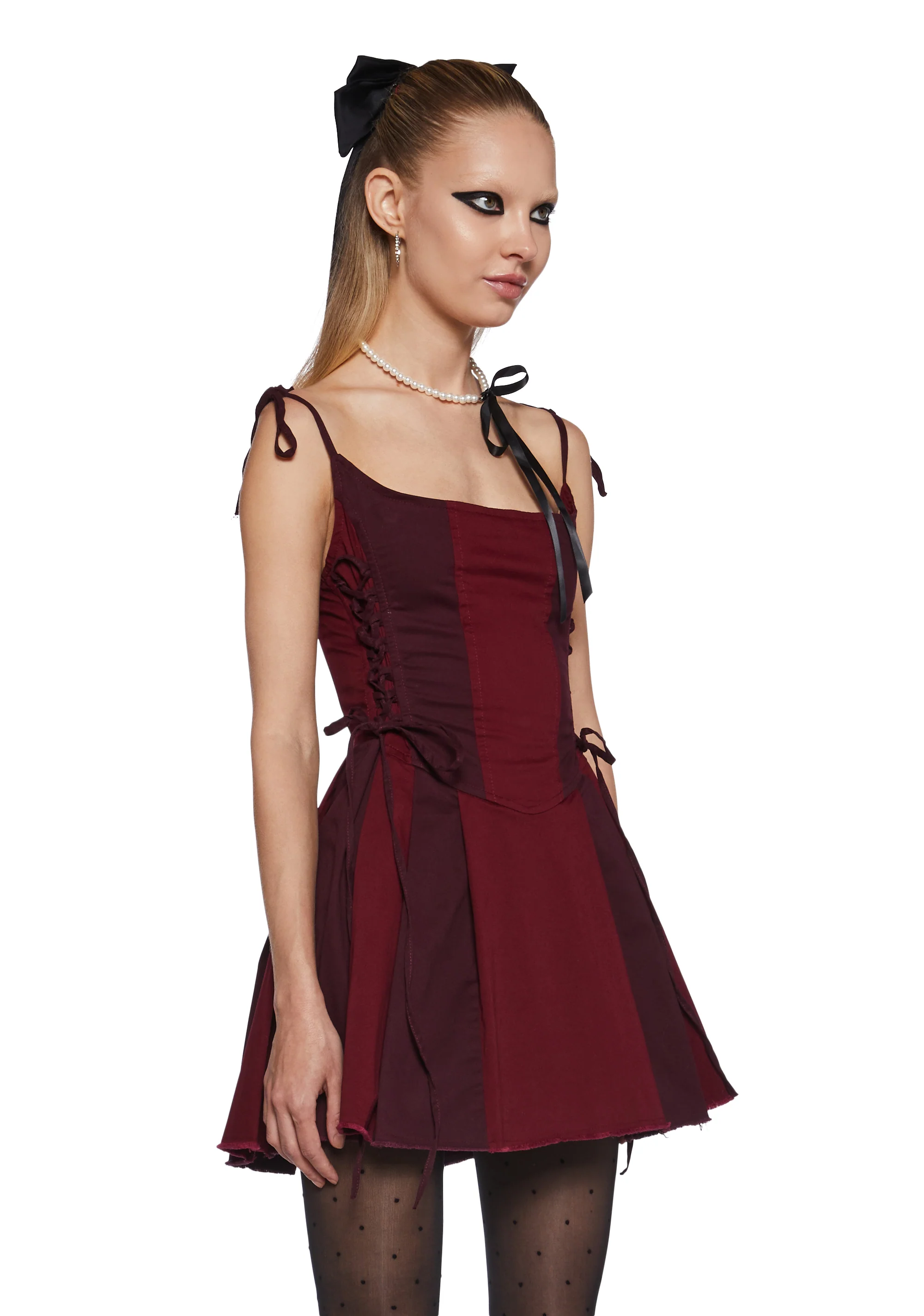 Lady’s Dilemma Mini Dress - Red - Image 3