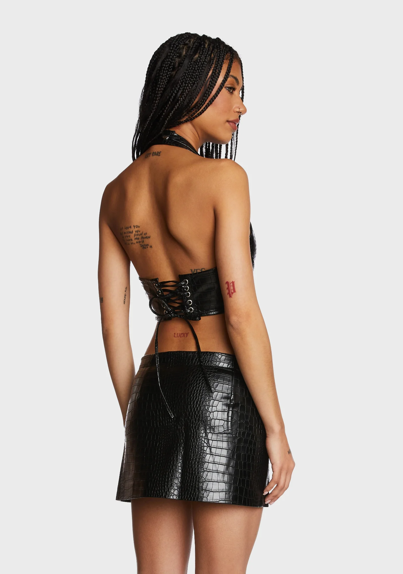 Lana Corset Crop Top - Image 4