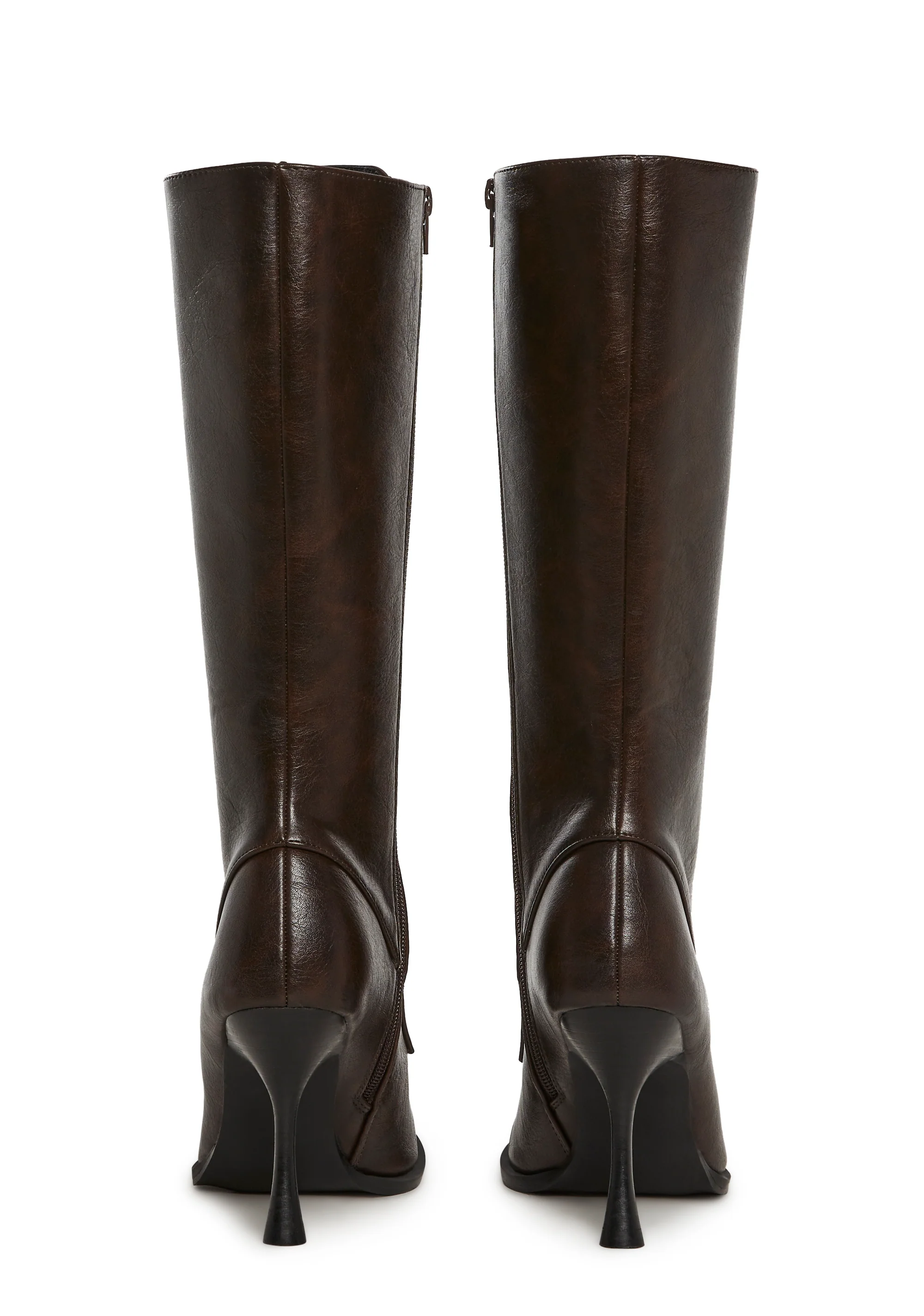 Tricks And Trials Lace Up Boots - Brown - Image 4