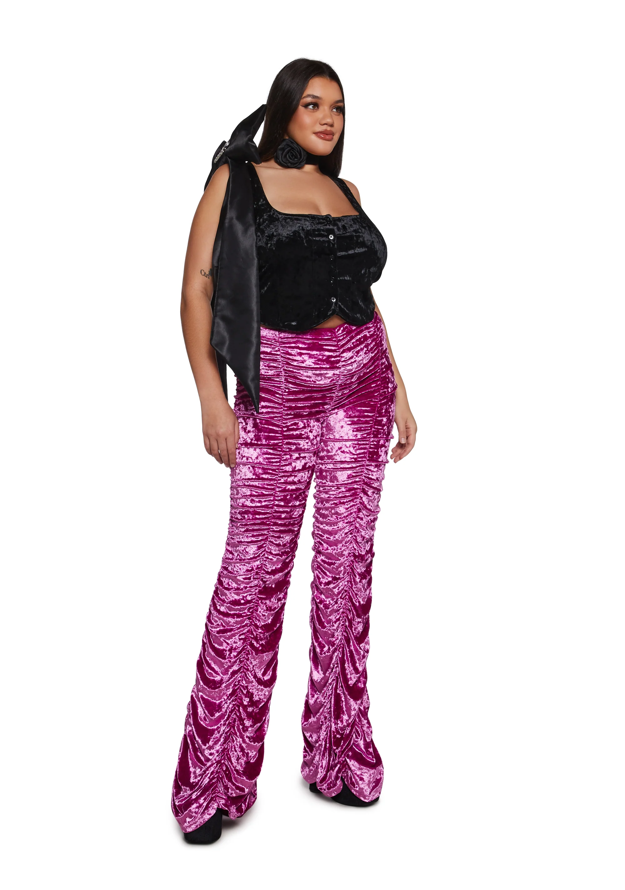 Lasso Babe Flare Pants - Velour - Image 10