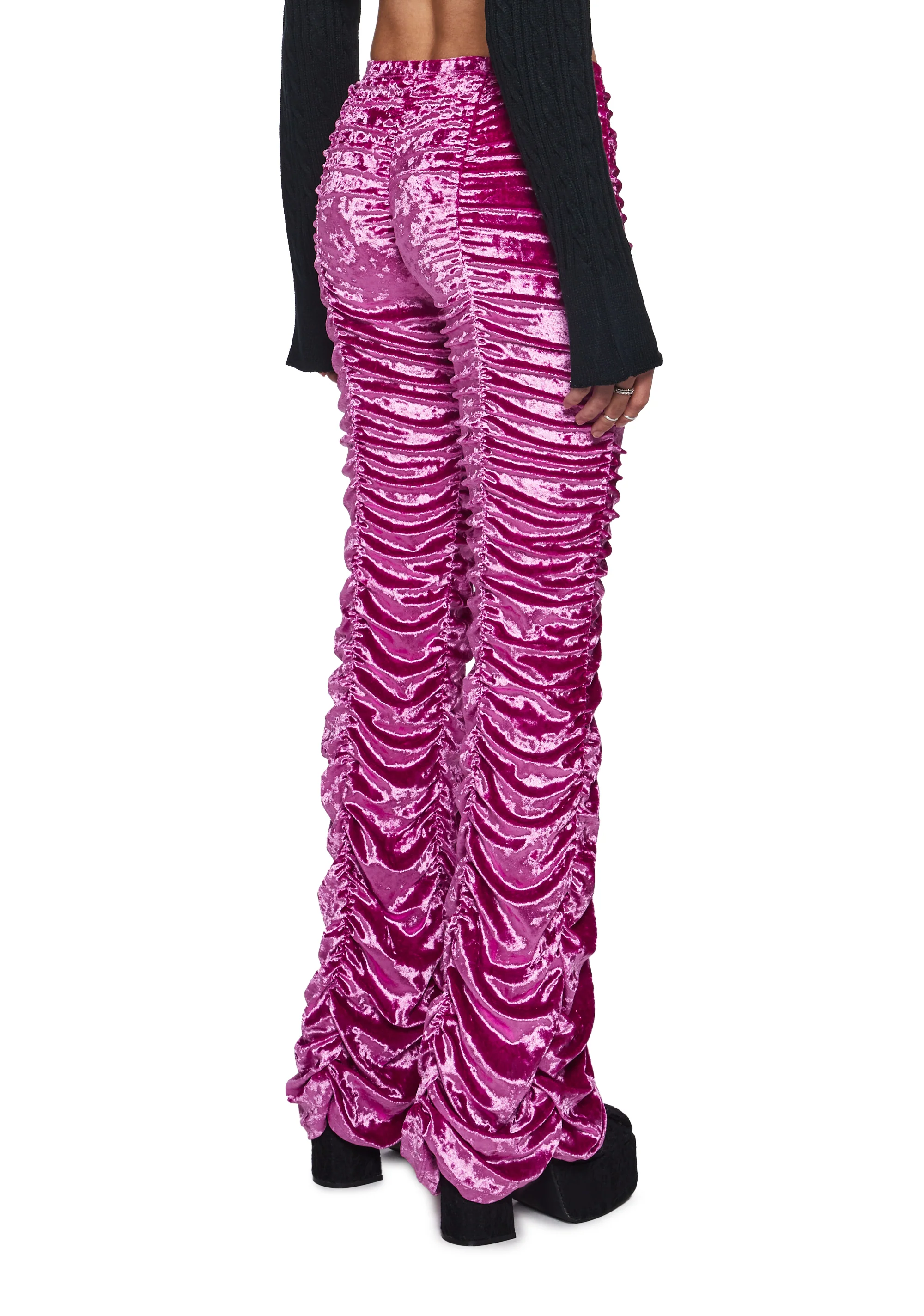 Lasso Babe Flare Pants - Velour - Image 4