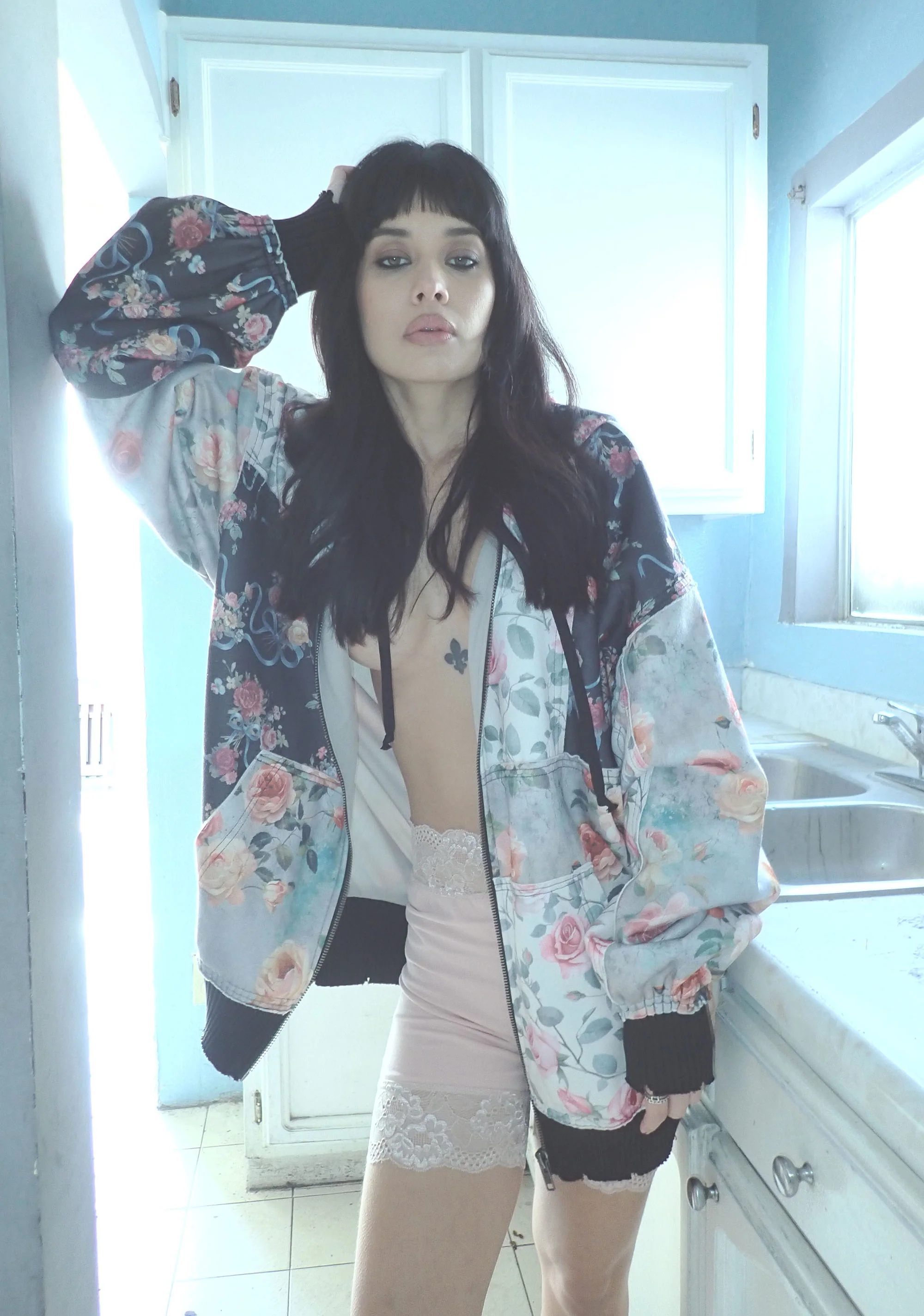 Late Riser Patchwork Hoodie - Image 6