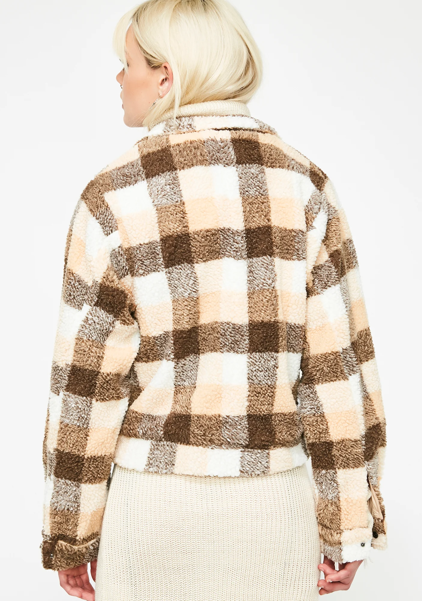 Latte Rock Mtn. High Plaid Jacket - Image 4