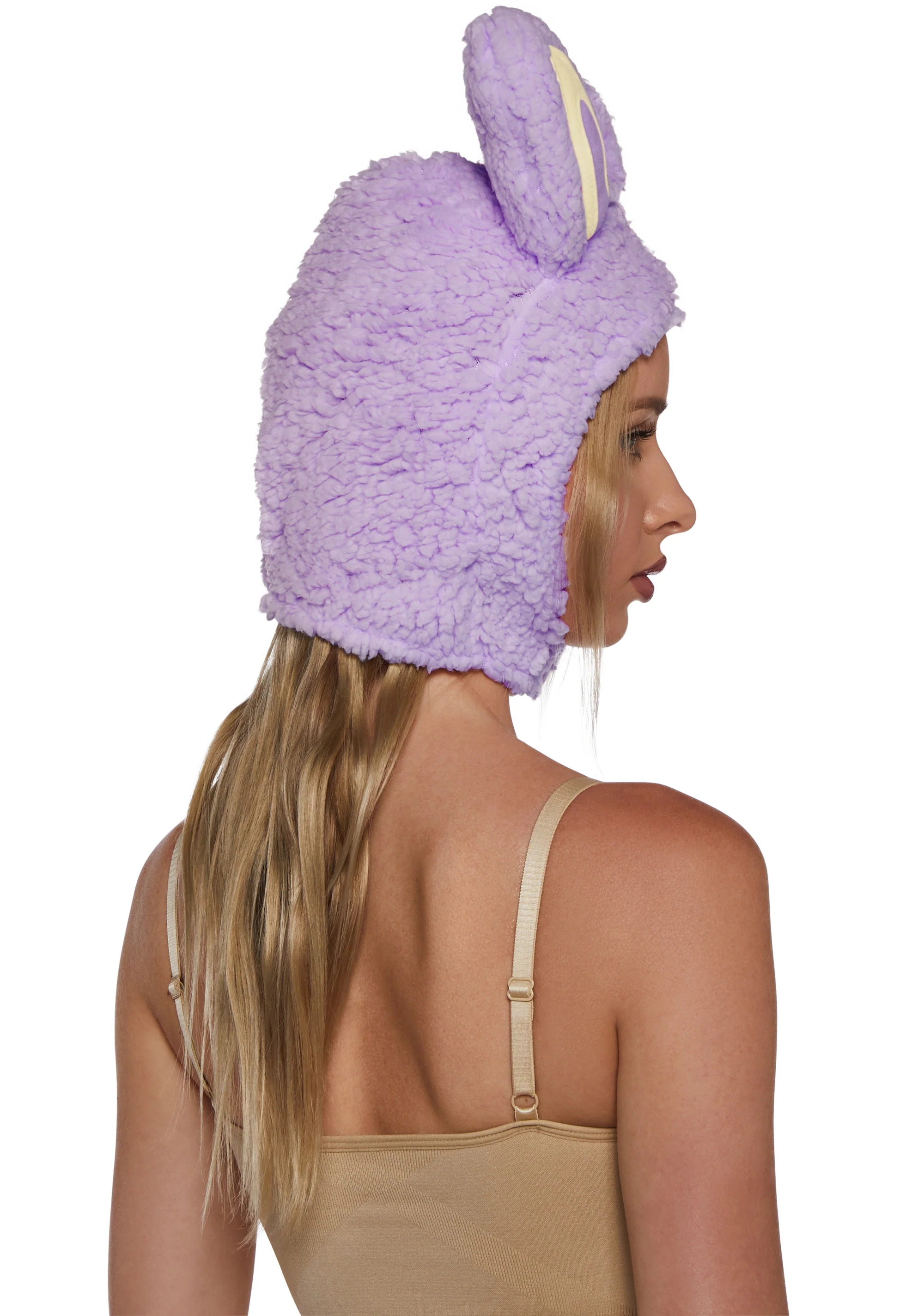 Little Monster Costume Hood - Lavender - Image 3