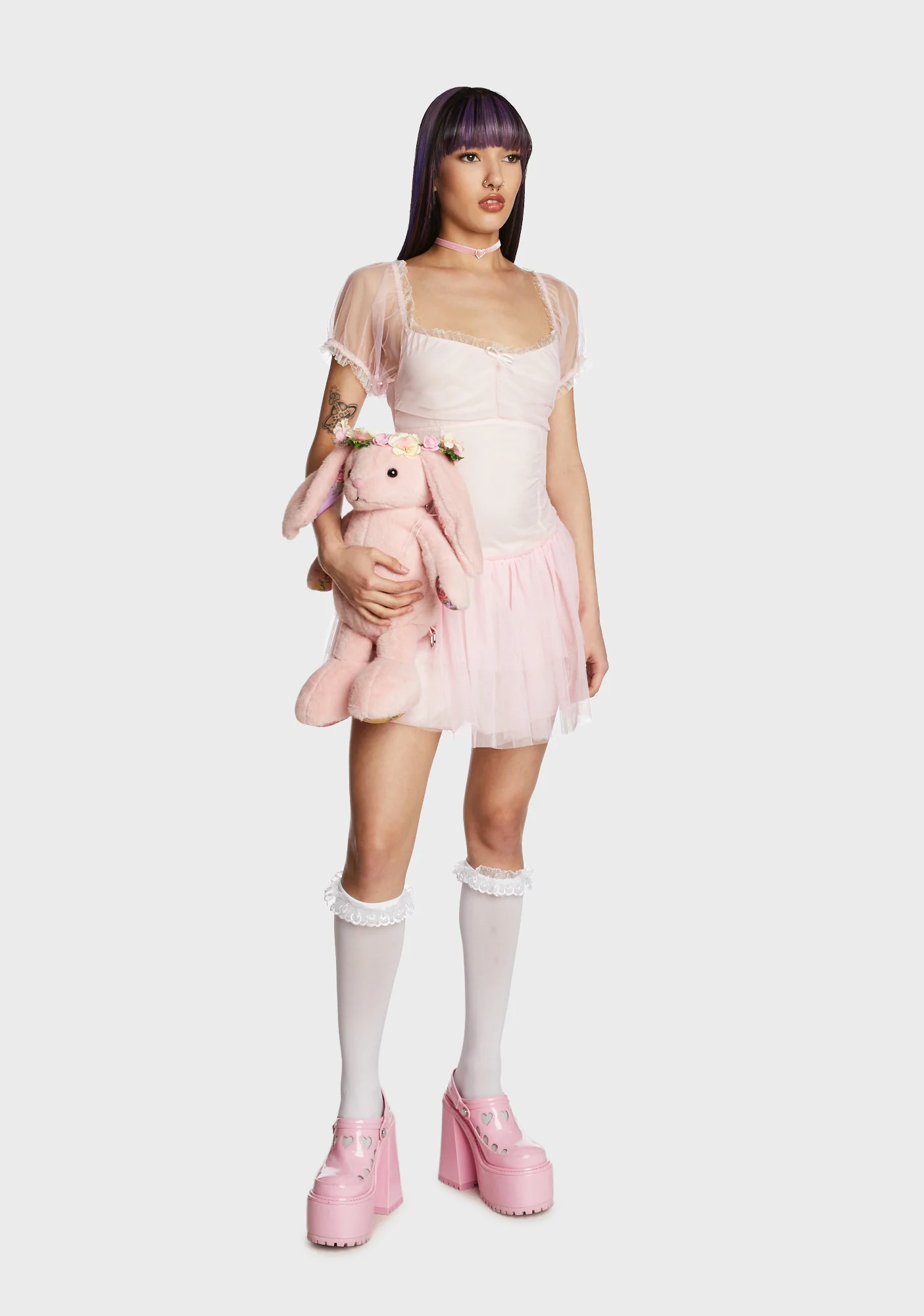 Leaps N' Bounds Mini Dress - Pink - Image 2