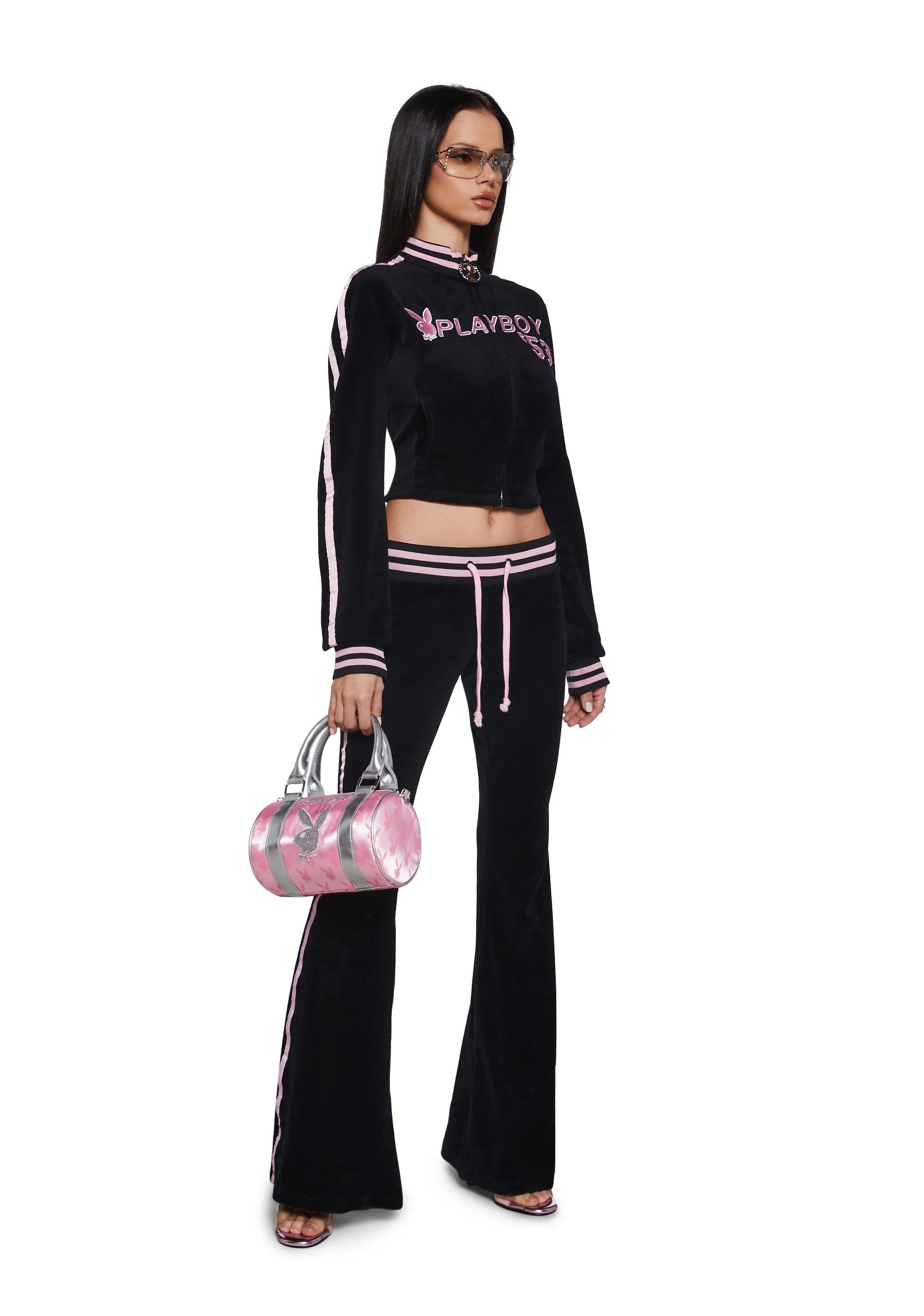 Leisurely Yours Velour Track Pants - Image 2