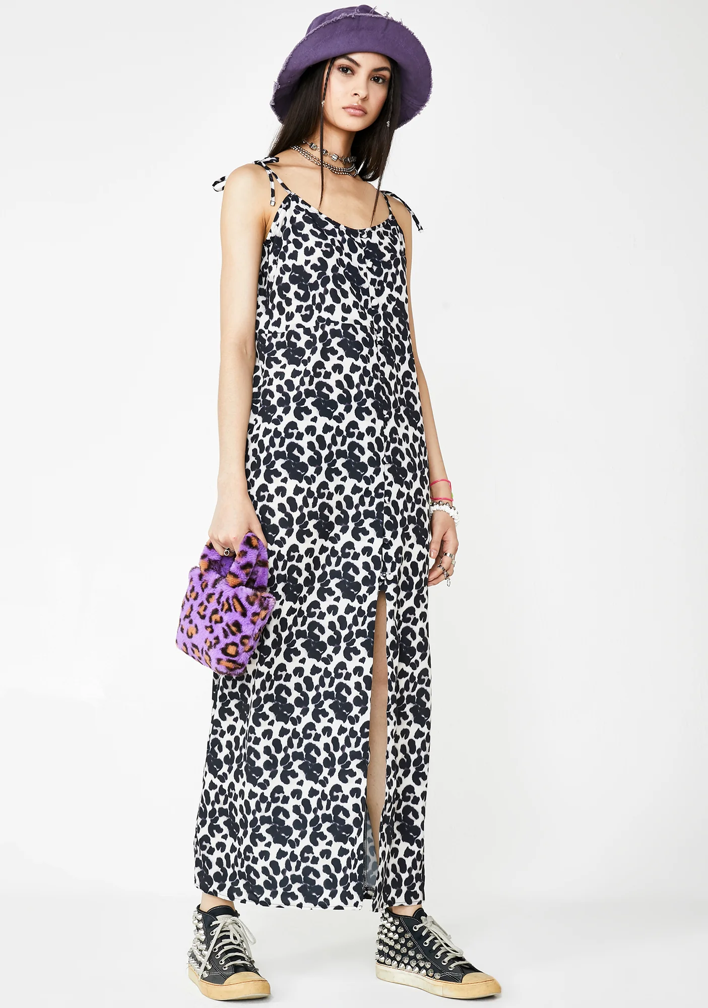Leopard Print Cami Dress - Image 3