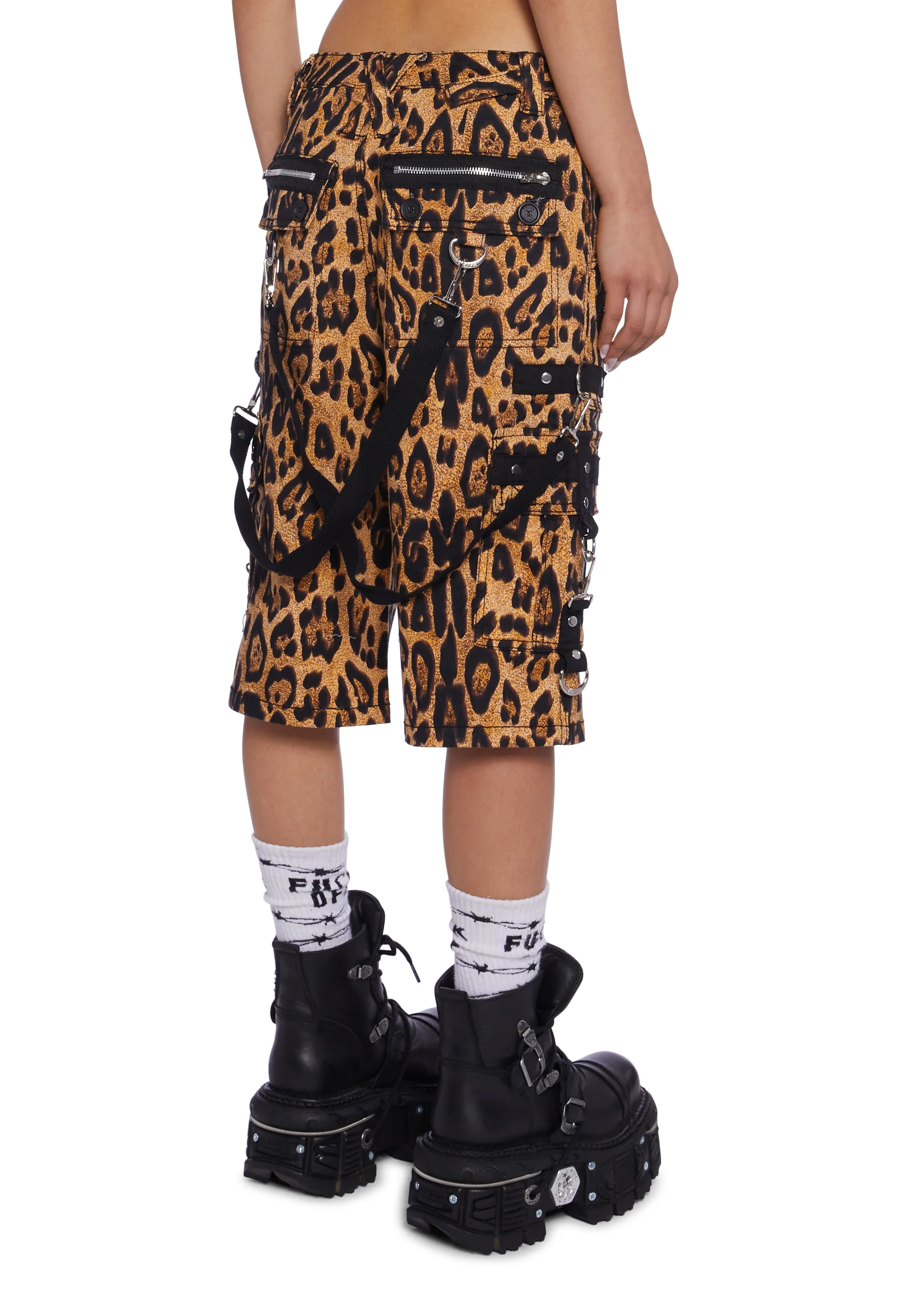 Leopard Punk Short Pants - Image 4