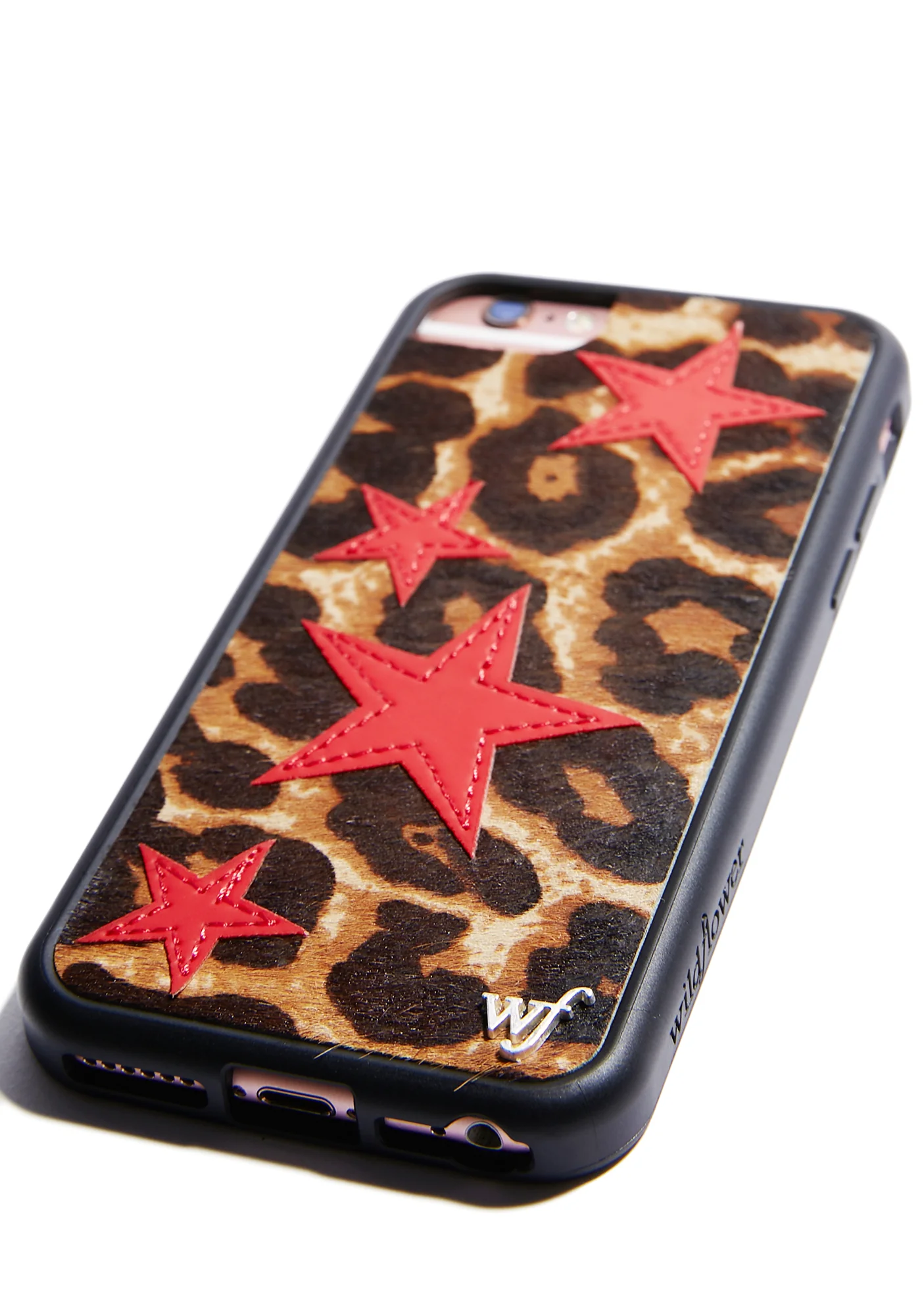 Leopard Red Stars iPhone Case - Image 2