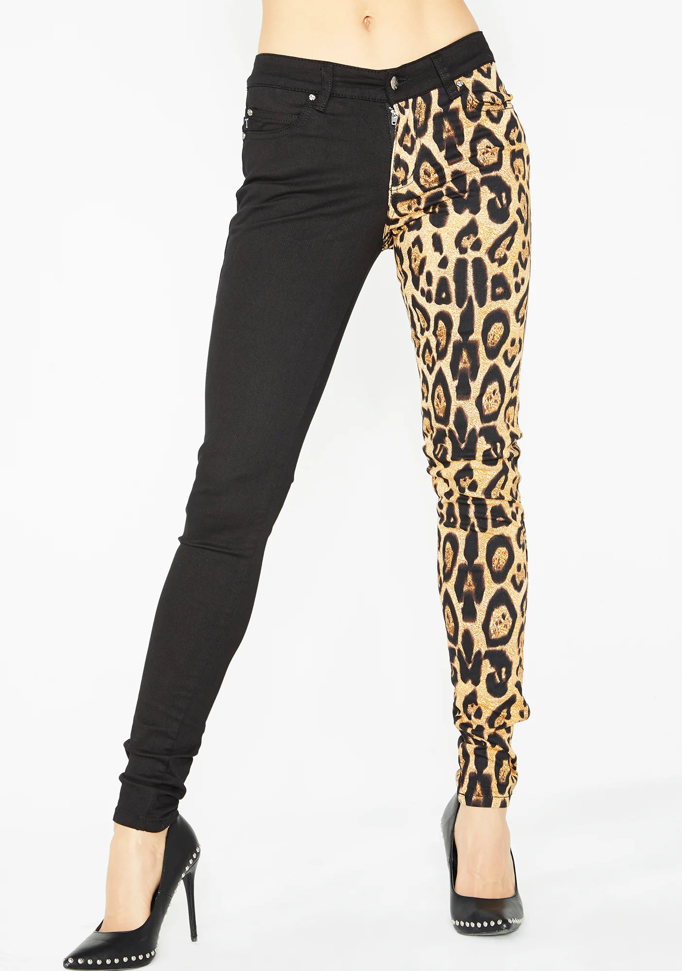 Leopard Split Leg Pants - Image 10