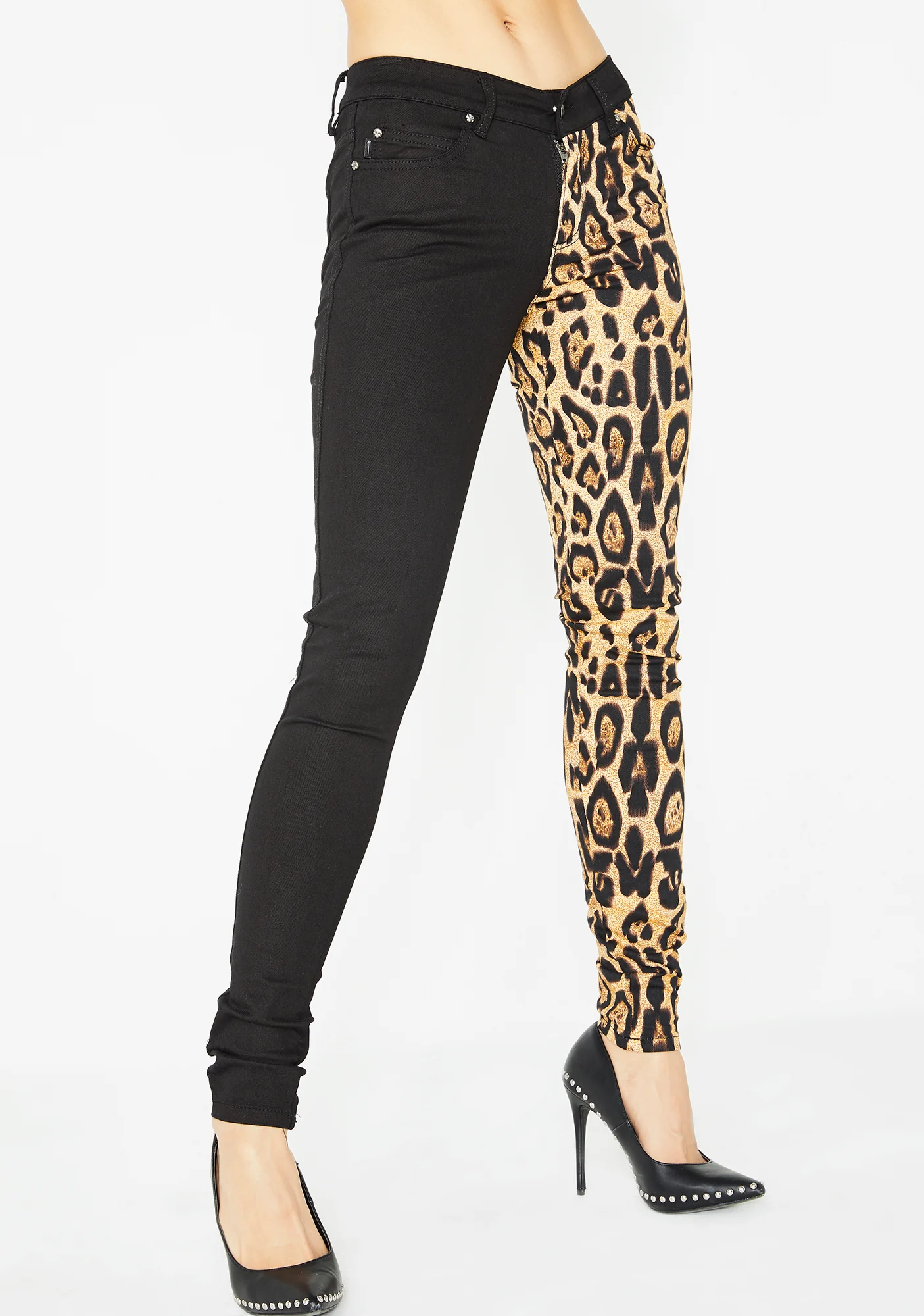 Leopard Split Leg Pants - Image 8