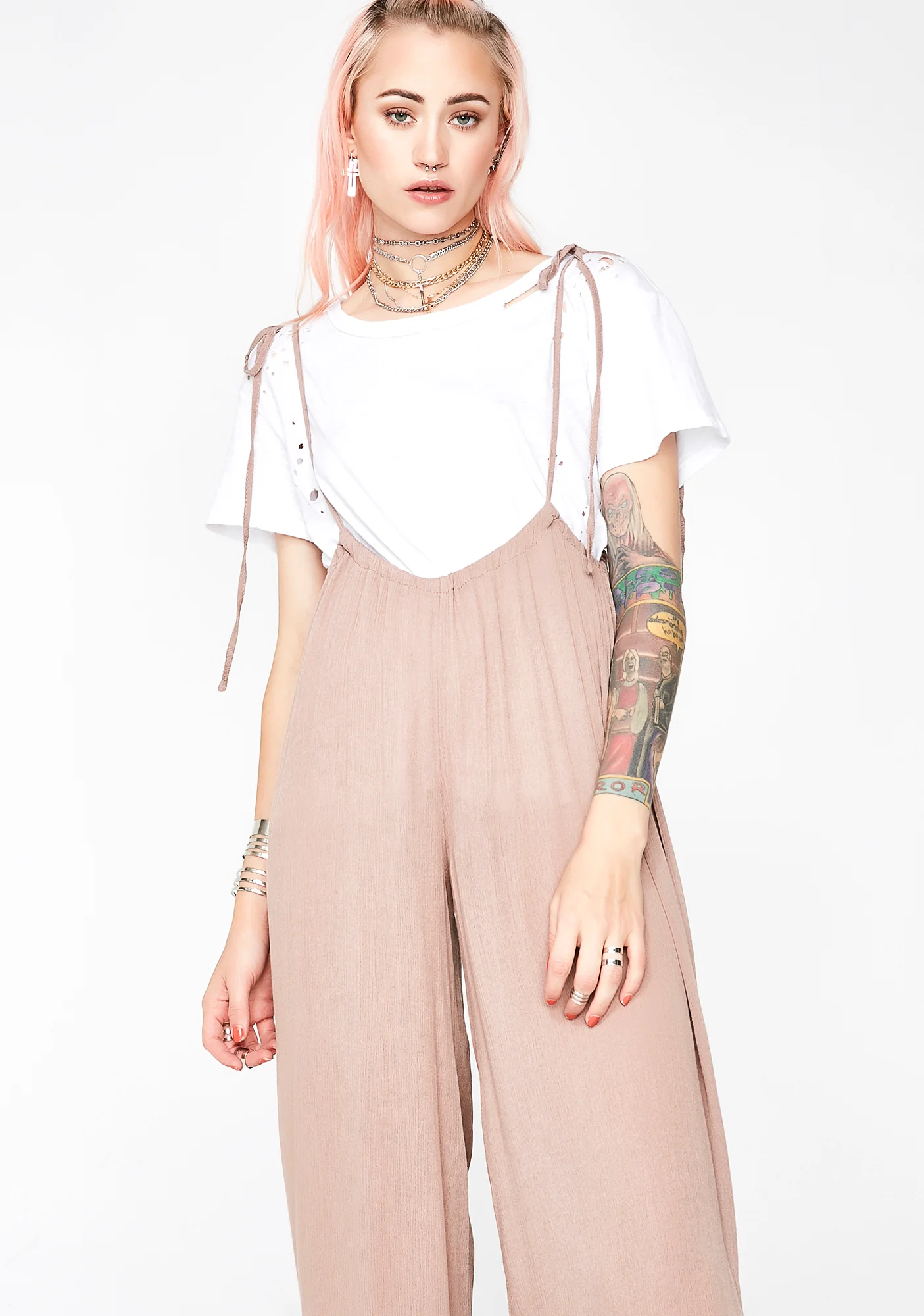 Let It Flow Wide Leg Jumpsuit - Image 3
