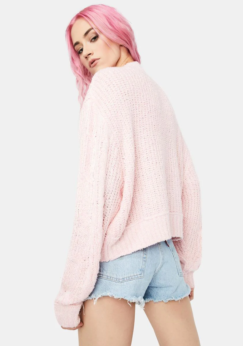 Let's Cozy Up Mock Neck Sweater - Image 4