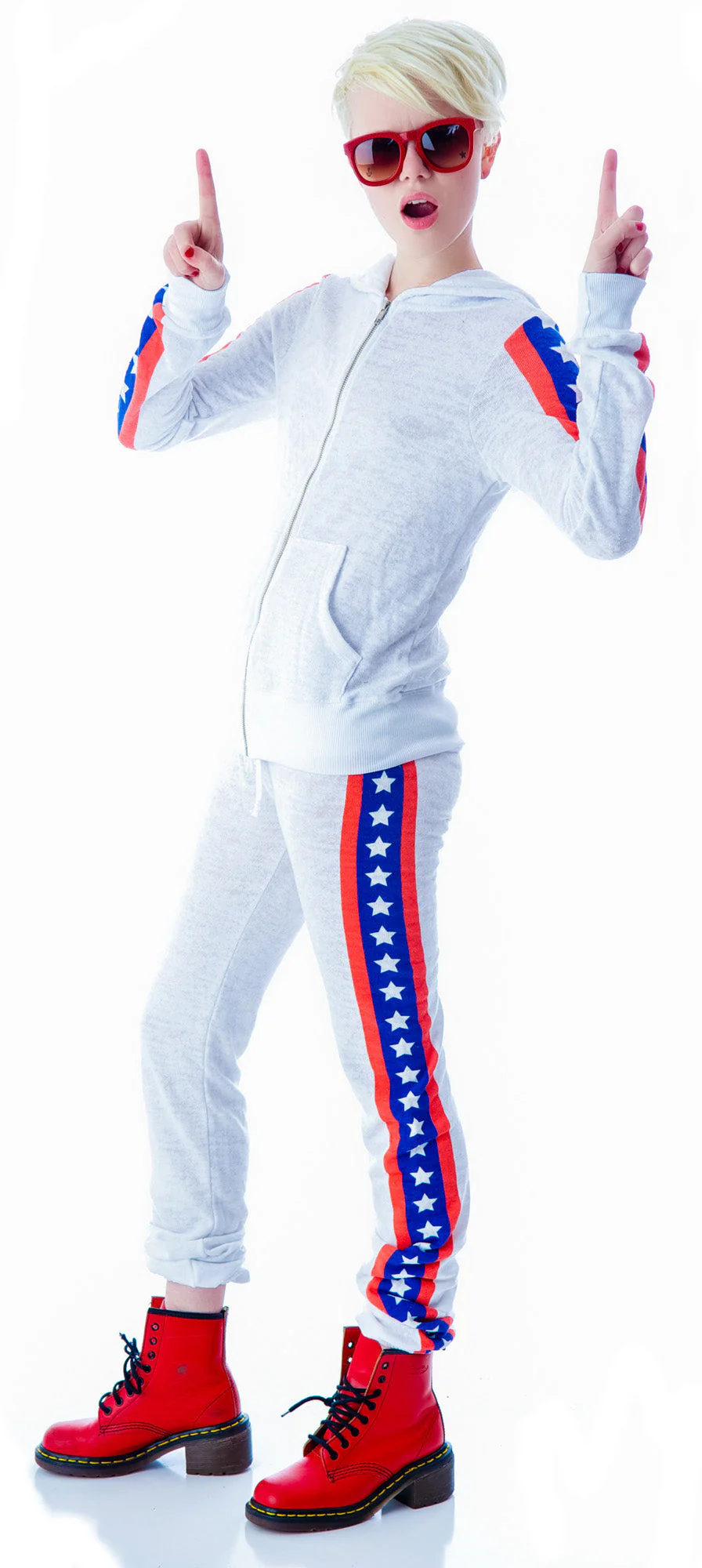 Let's Race Track Jacket - White - Image 2