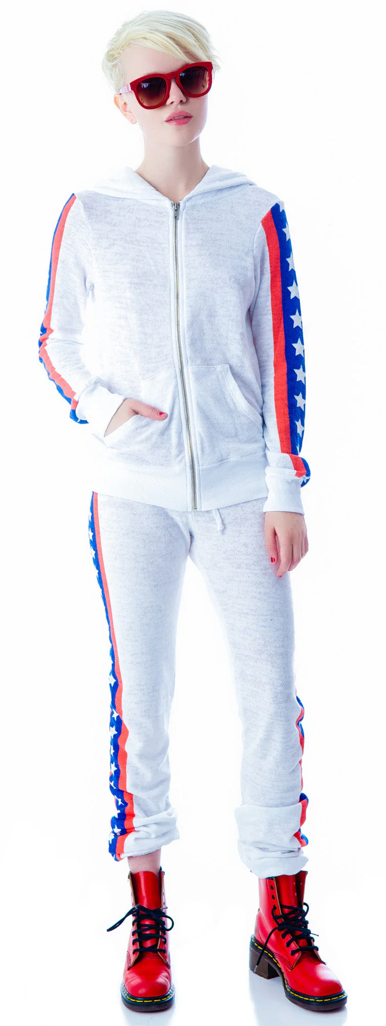 Let's Race Track Jacket - White - Image 4